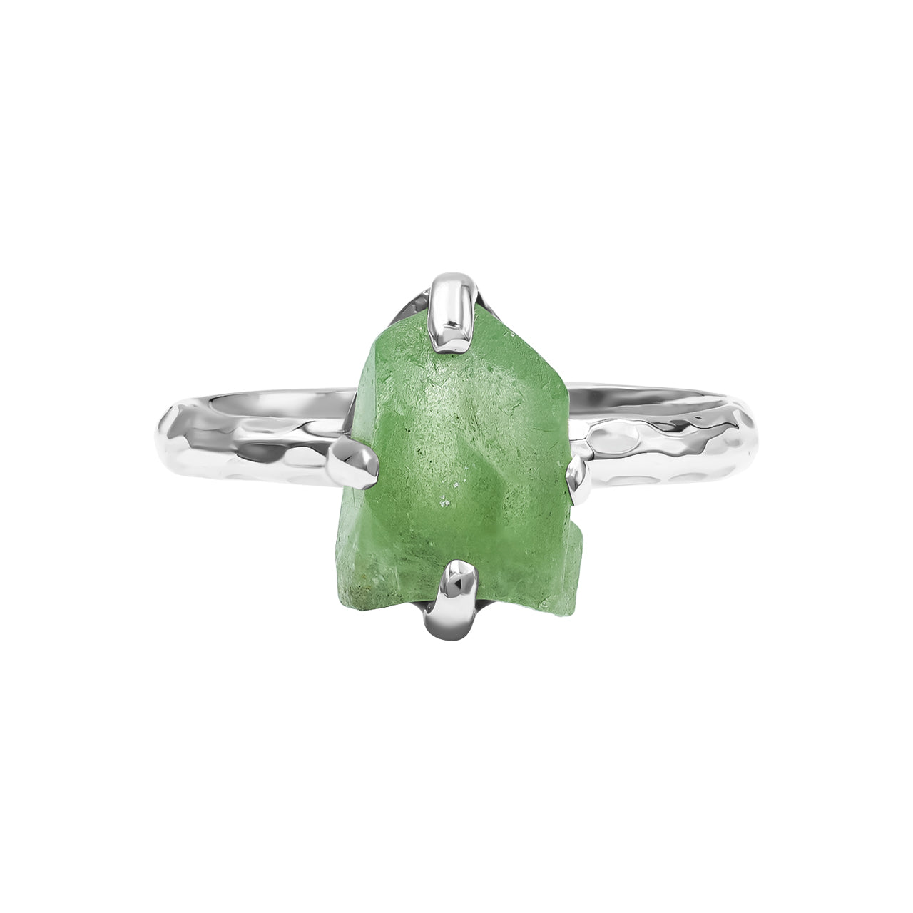 Peridot Crystal Ring