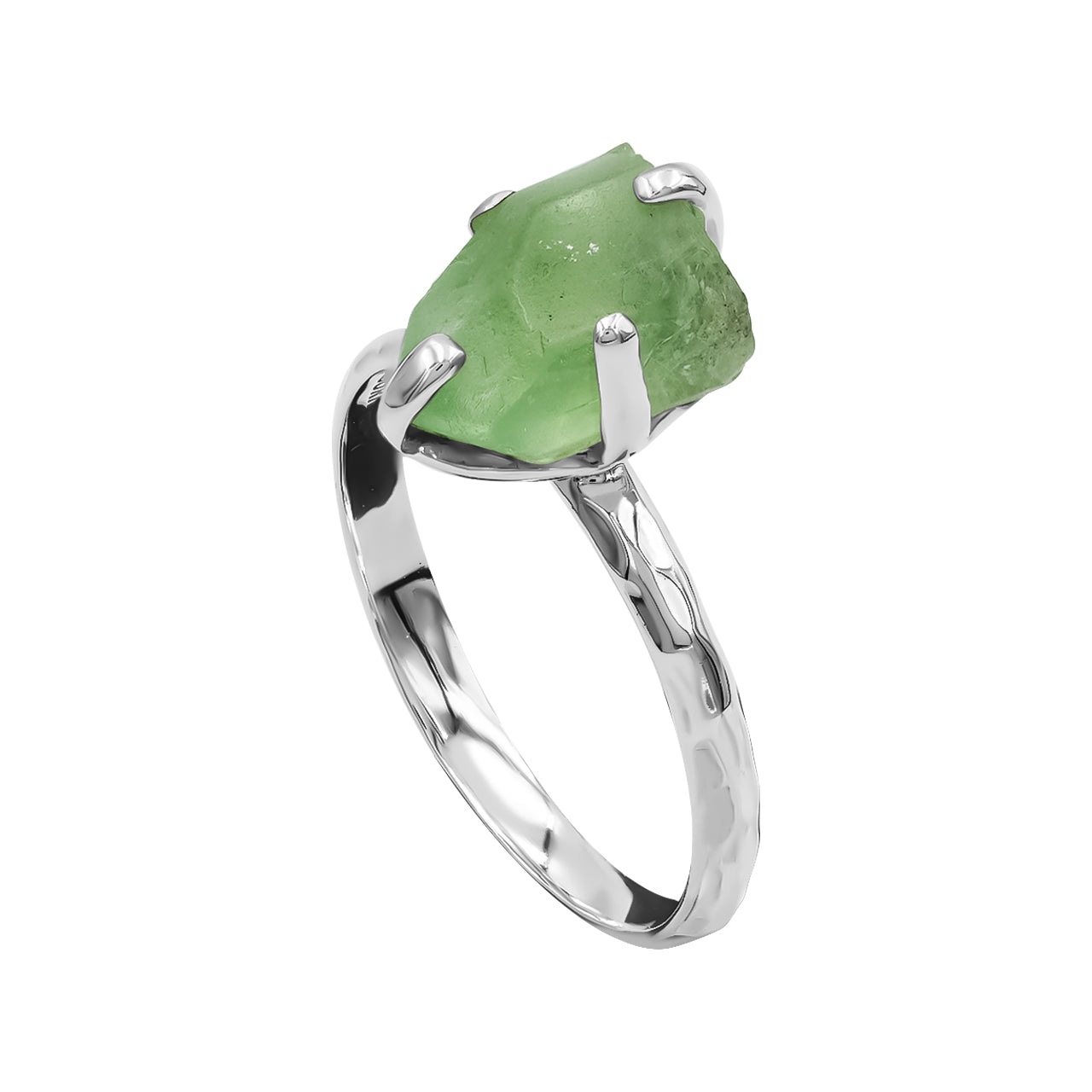 Peridot Crystal Ring