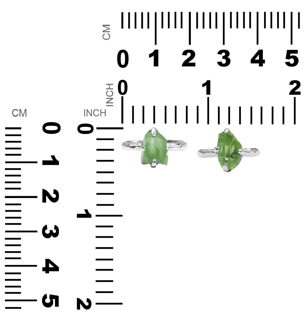 Peridot Crystal Ring