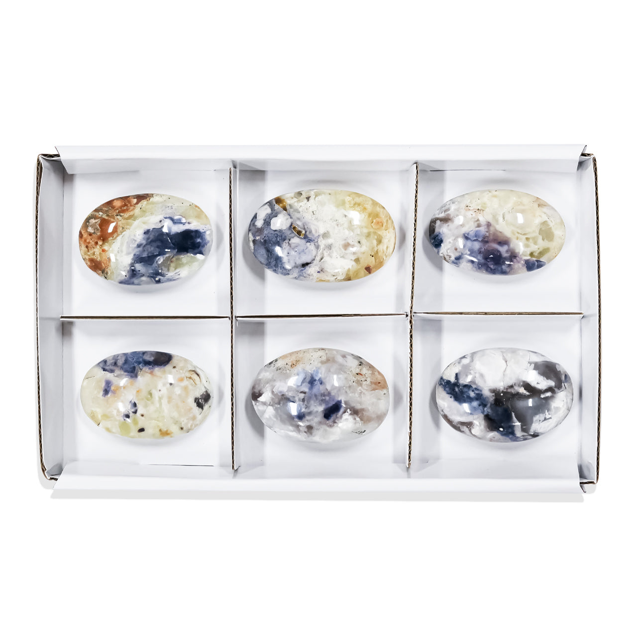 Purple Opal Palm Stones