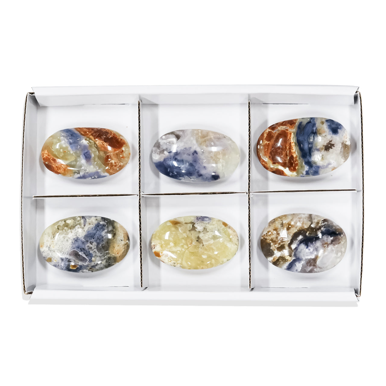 Purple Opal Palm Stones