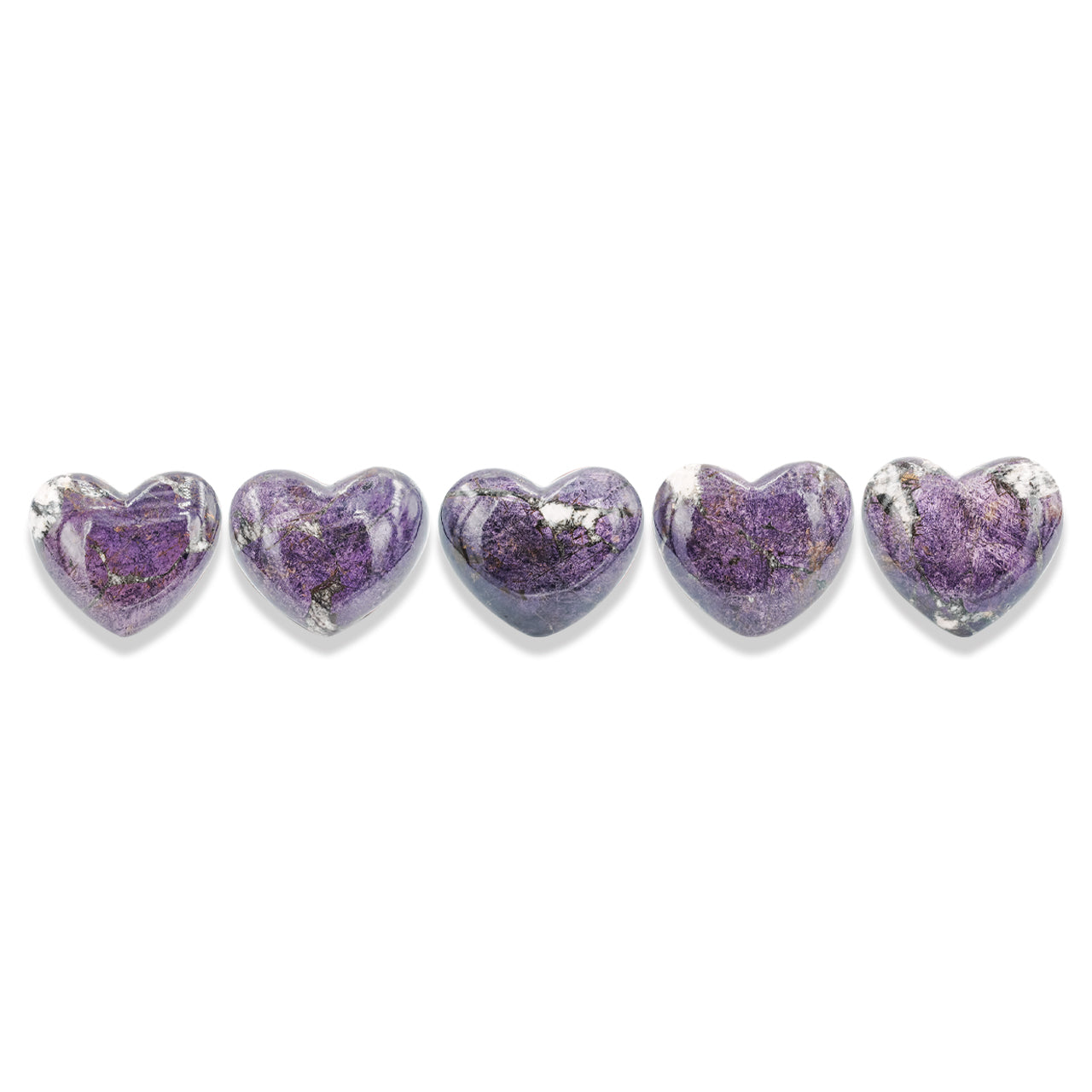 Purpurite Heart 33-36 mm