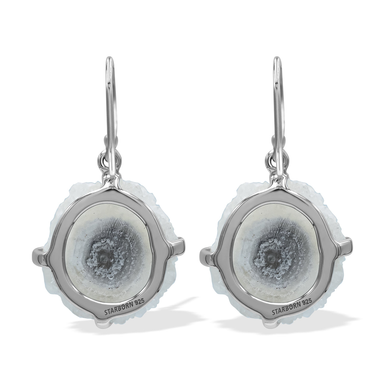 Quartz Rosettes Prong Set Earrings