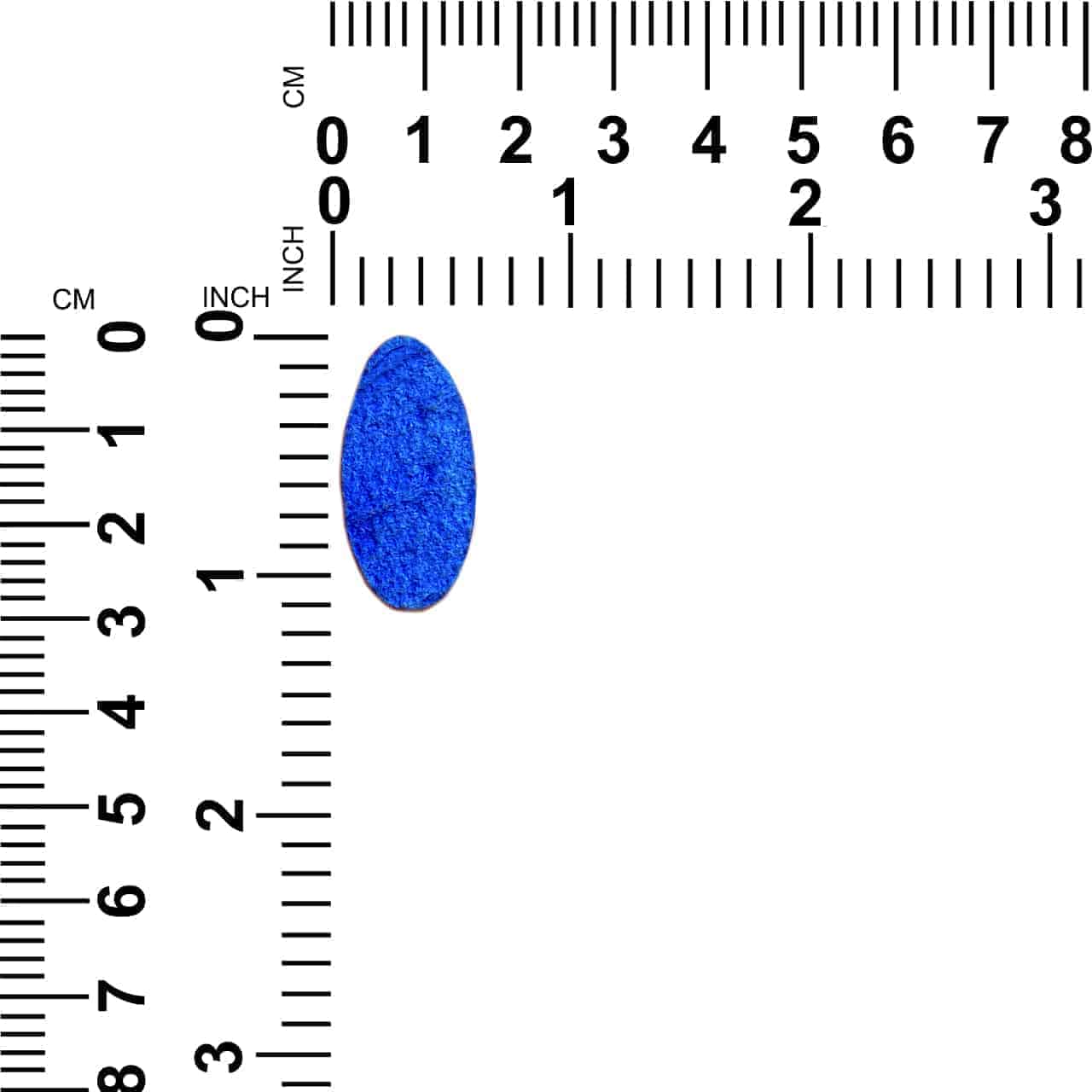 Dark blue Schist oval cabochon 30x15 mm - 1 piece