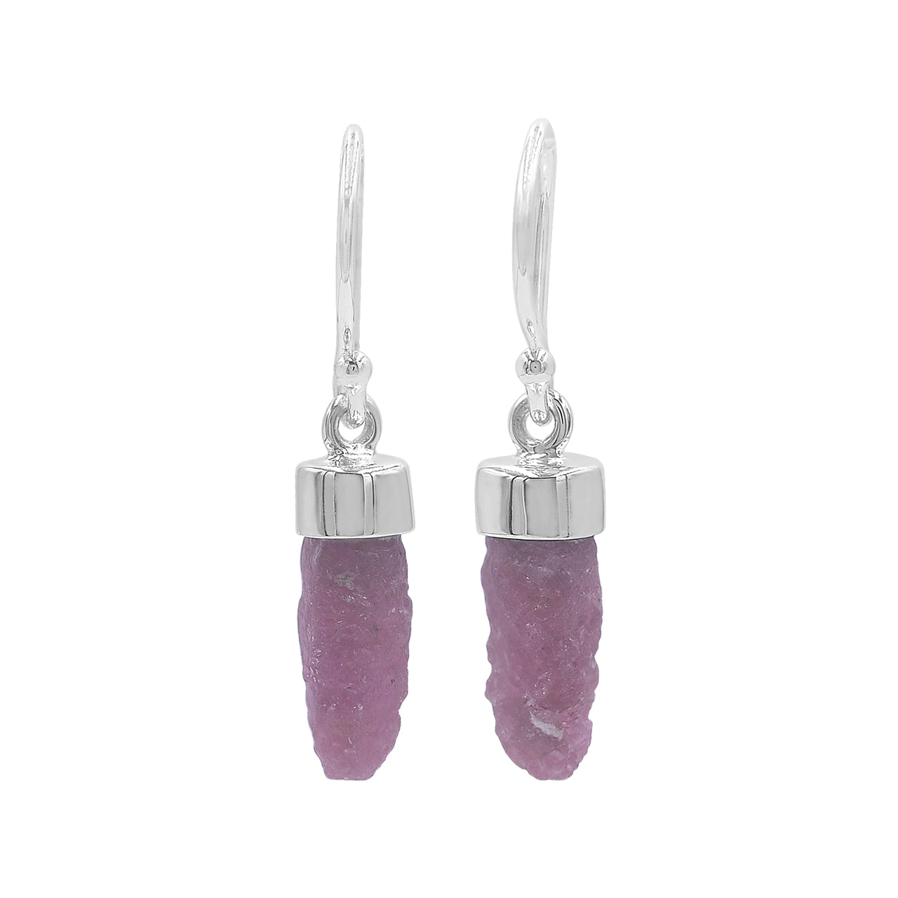 Ruby Crystal Drop Earrings