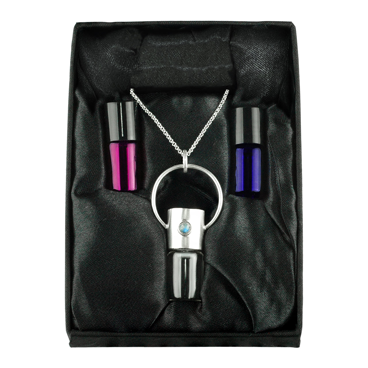 Three pieces set of bottle pendants