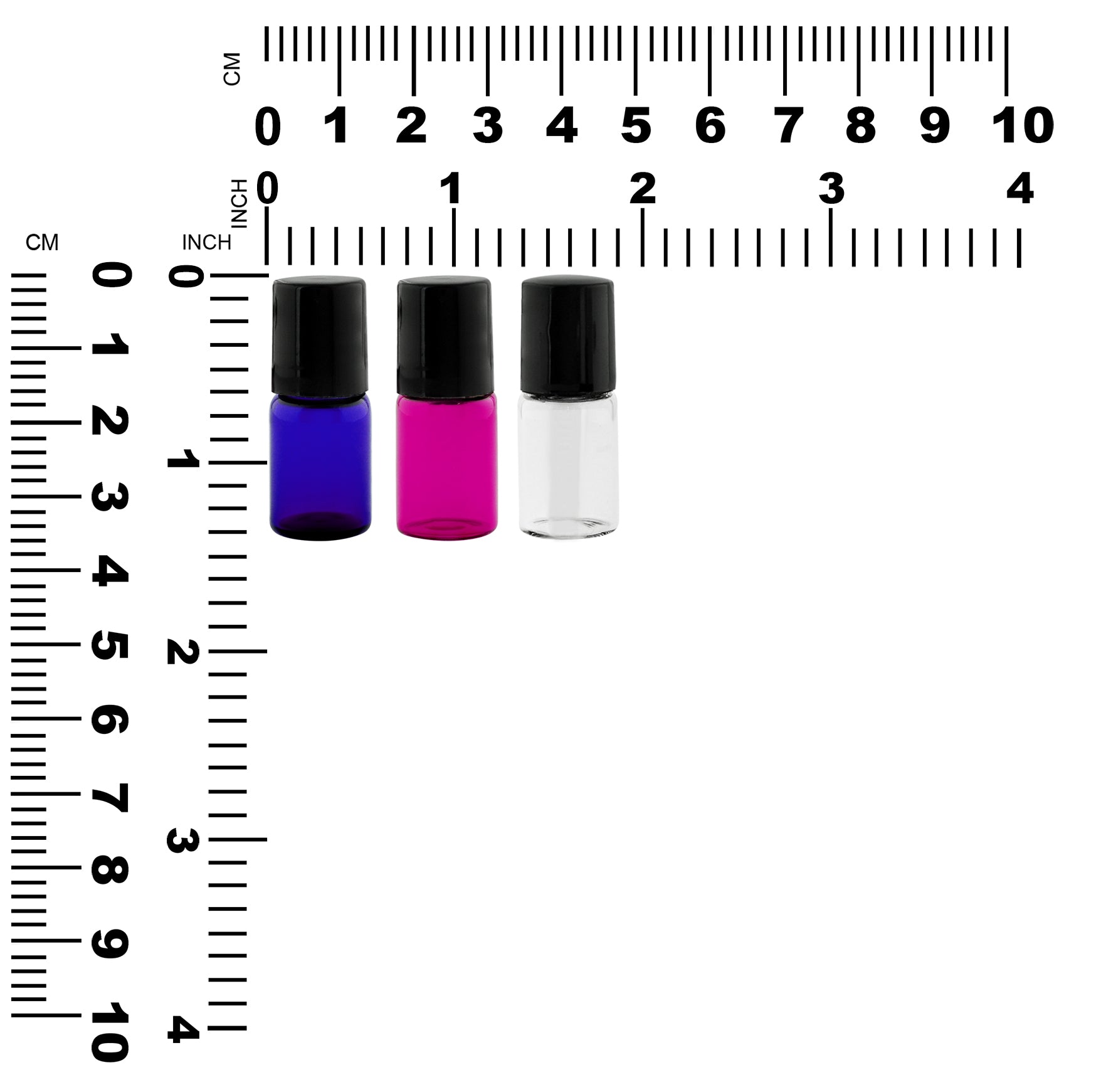 Three pieces set of bottle pendants