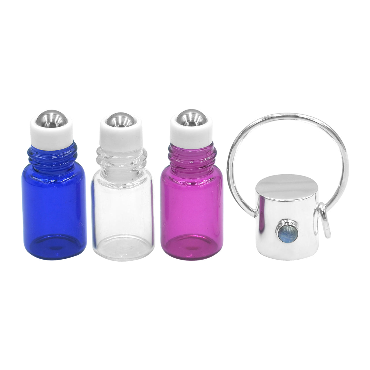 Three pieces set of bottle pendants