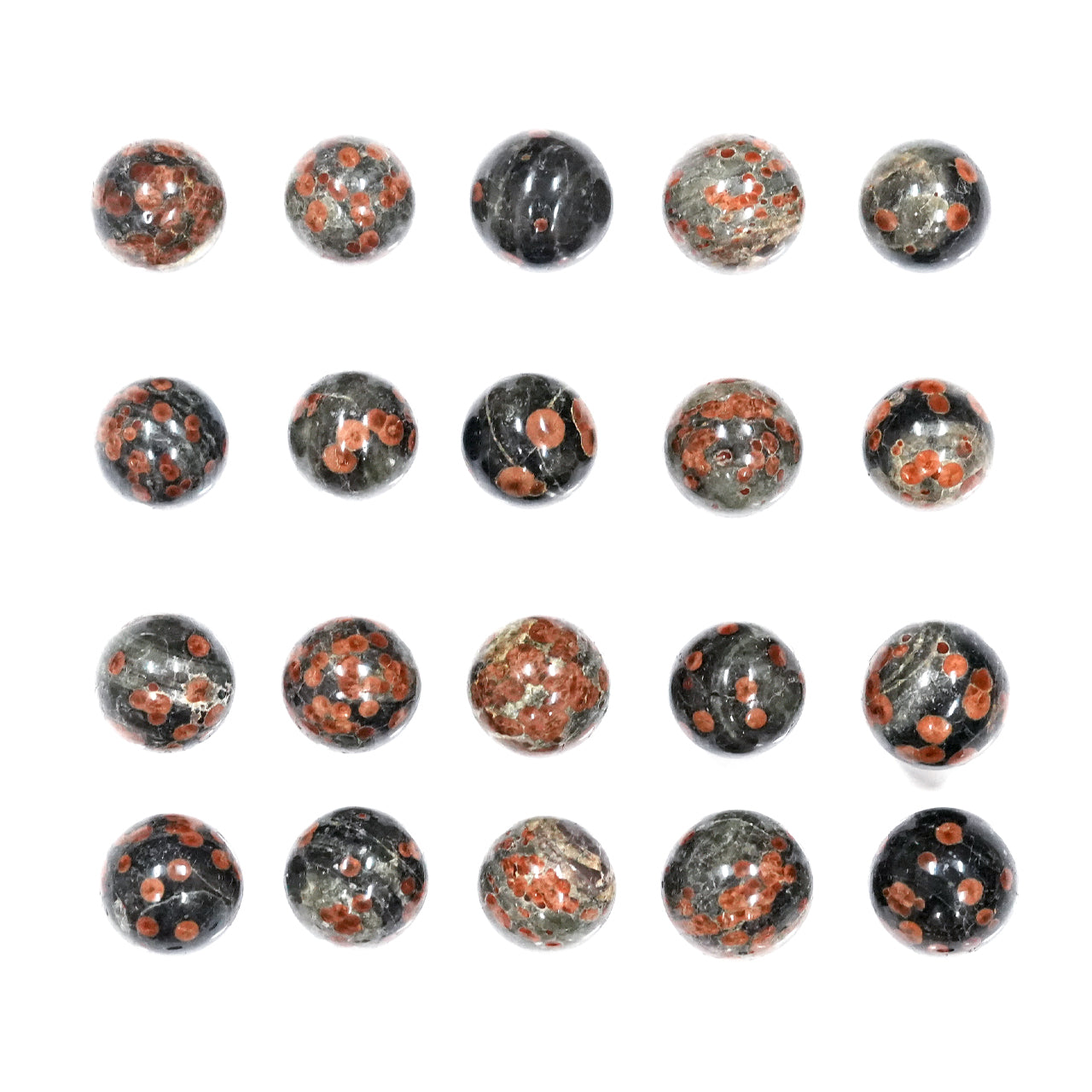 Red Planet Obsidian Spheres - 600gr