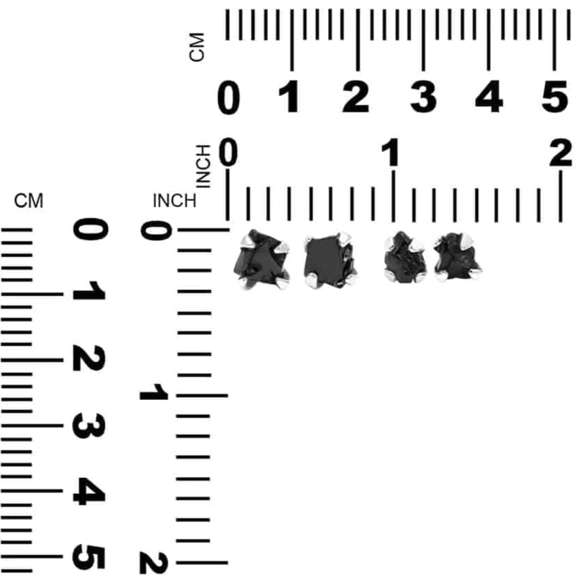 Genuine Rough Elite Shungite Post Earrings