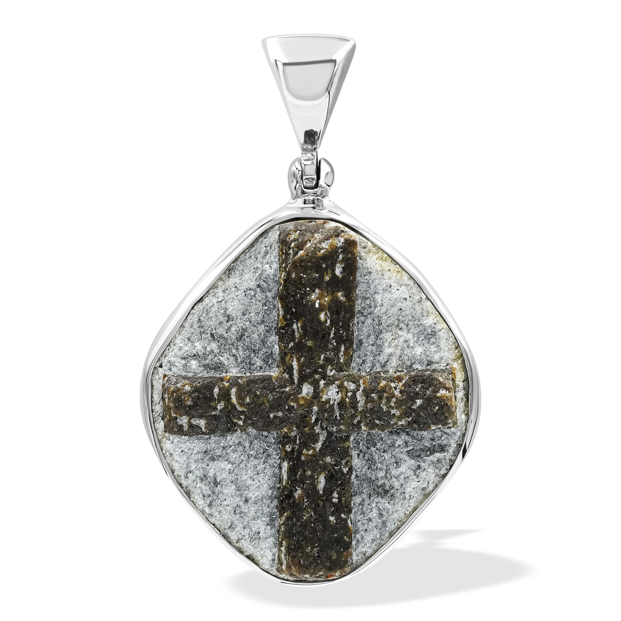 Staurolite Cross Pendant