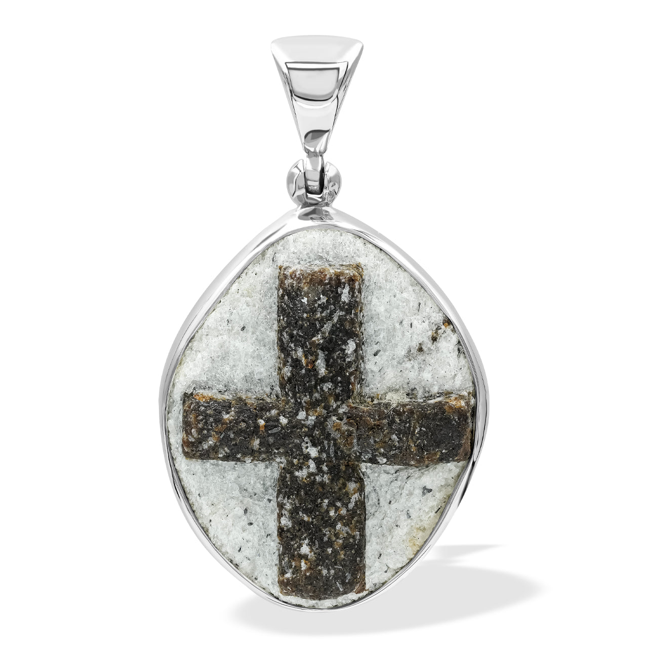 Staurolite Cross Pendant