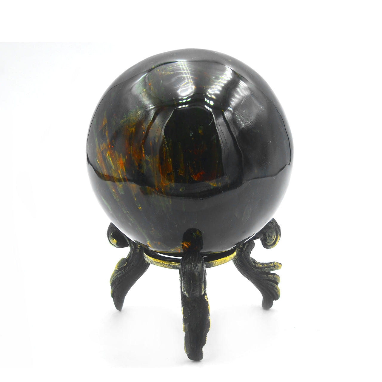 Lion's Mane Amber Sphere L