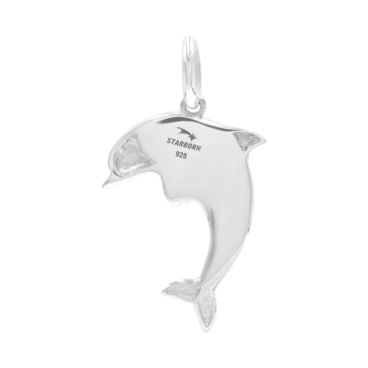 Sleeping Beauty Turquoise Inlay Pendant in Sterling Silver