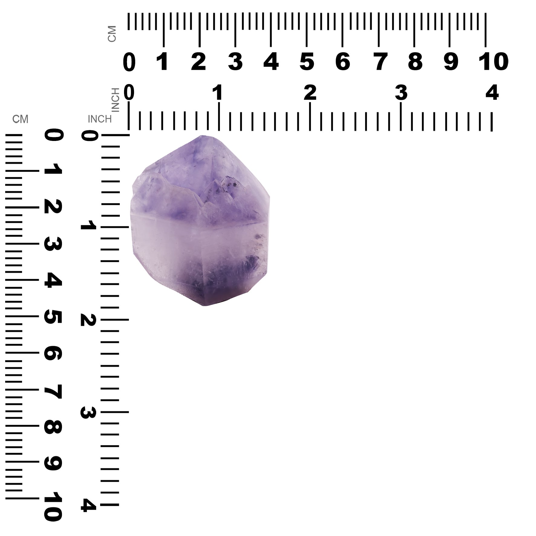Hourglass Amethyst Crystal