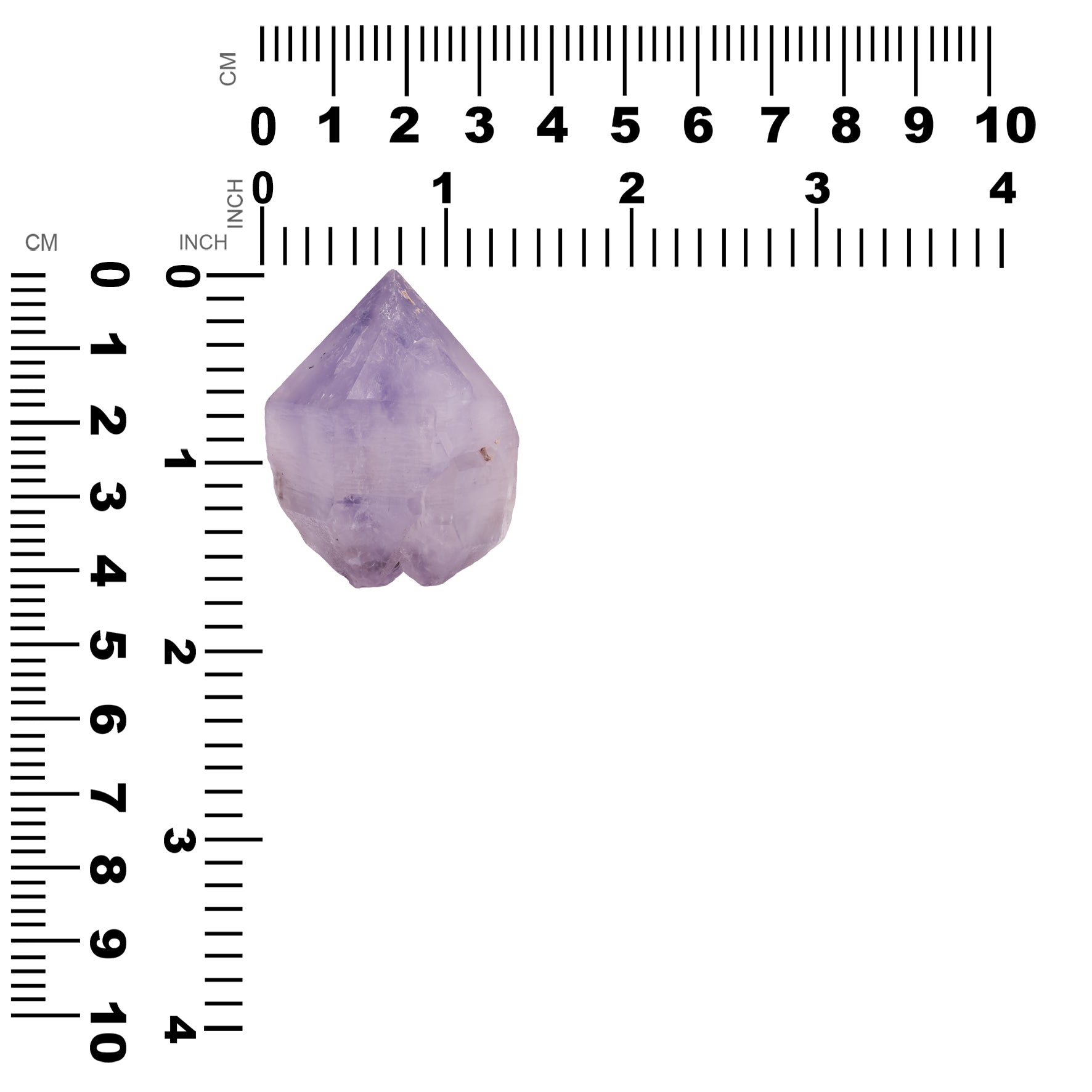 Hourglass Amethyst Crystal