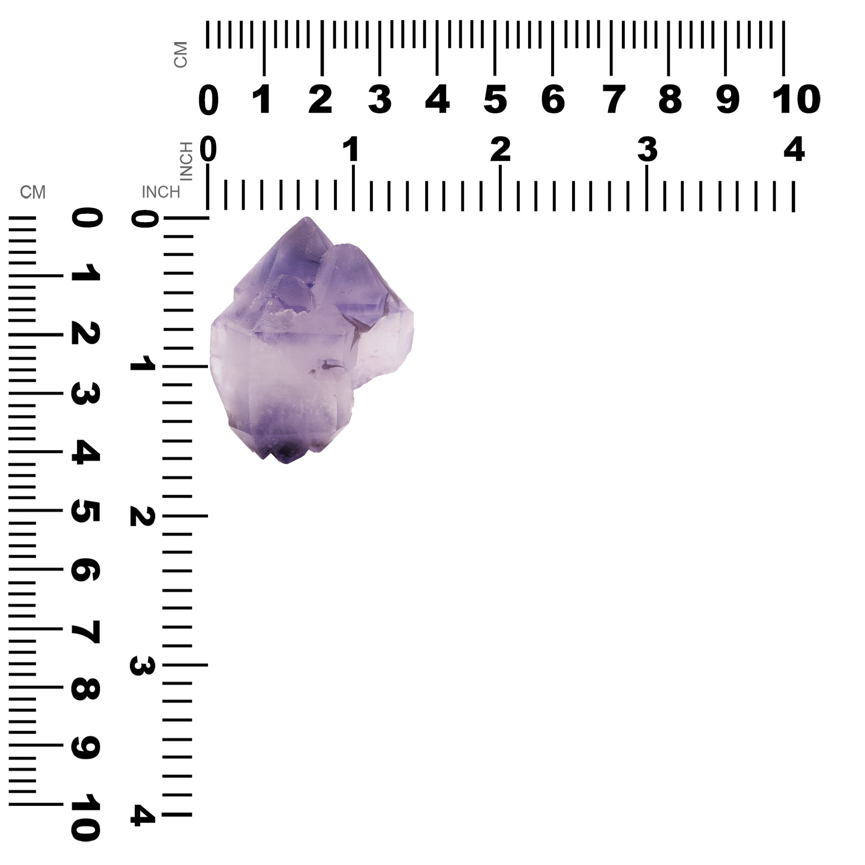 Hourglass Amethyst Crystal