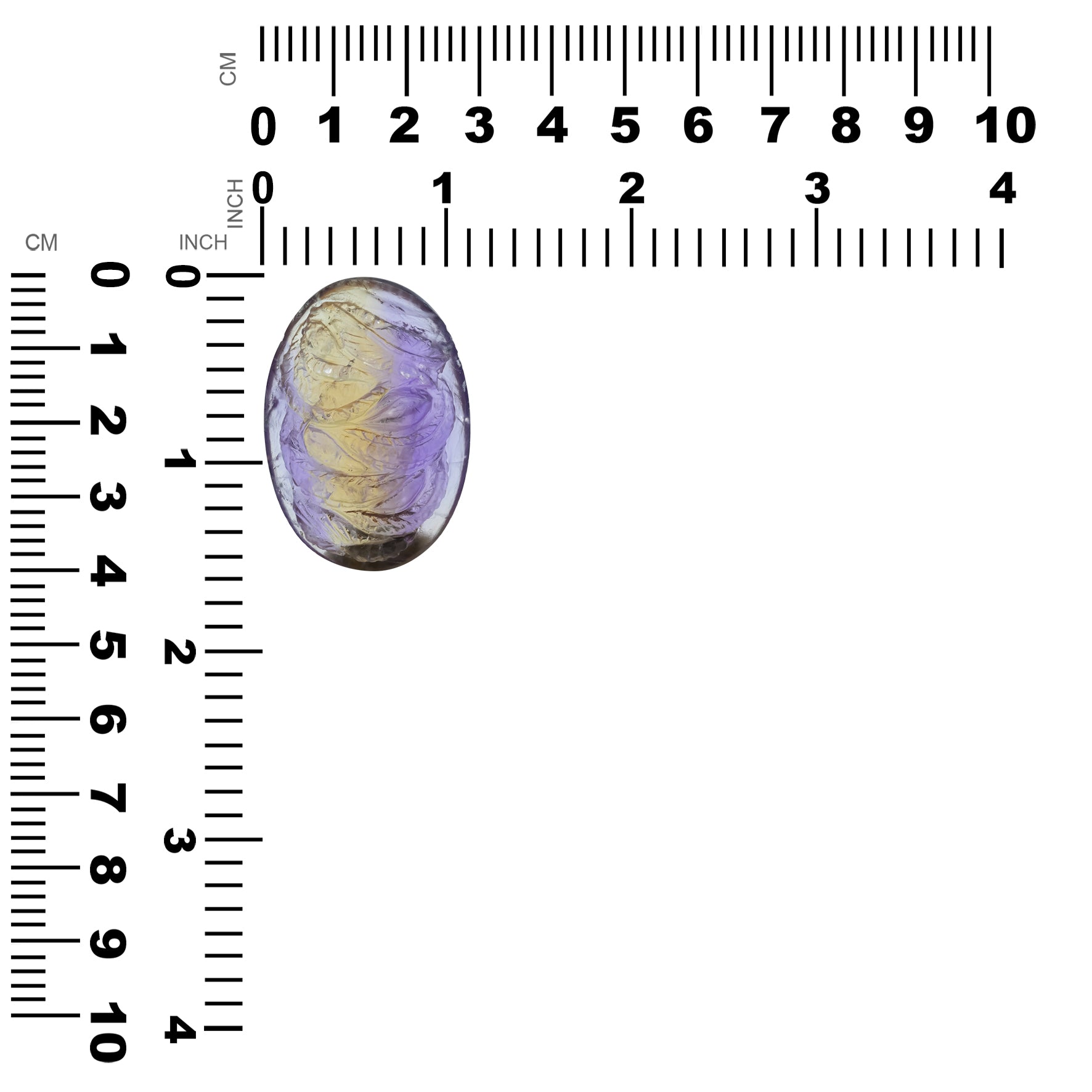 Ametrine Dragon Carved 91.8cts