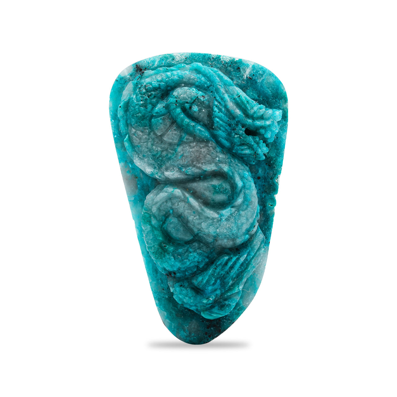 Gem Silica DRagon Carving