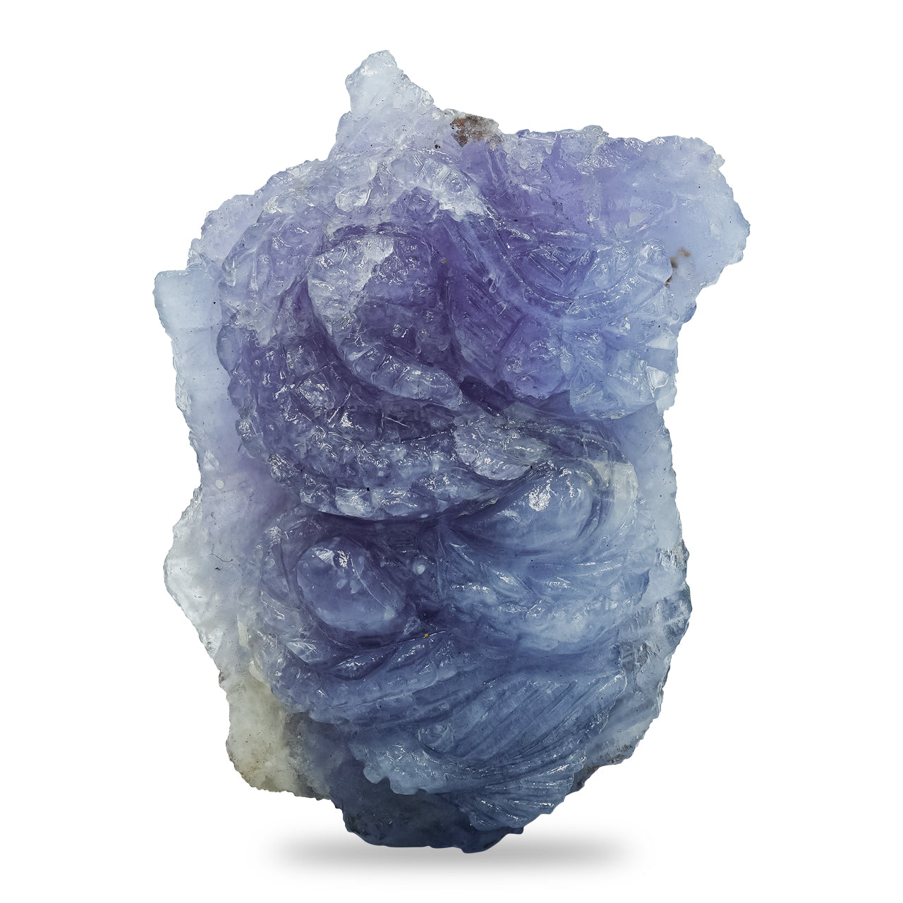 Fluorescent Hackmanite Carving