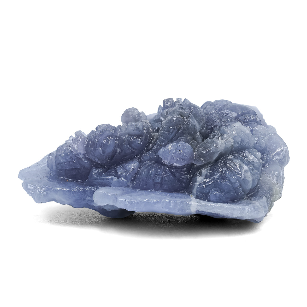 Fluorescent Hackmanite Carving