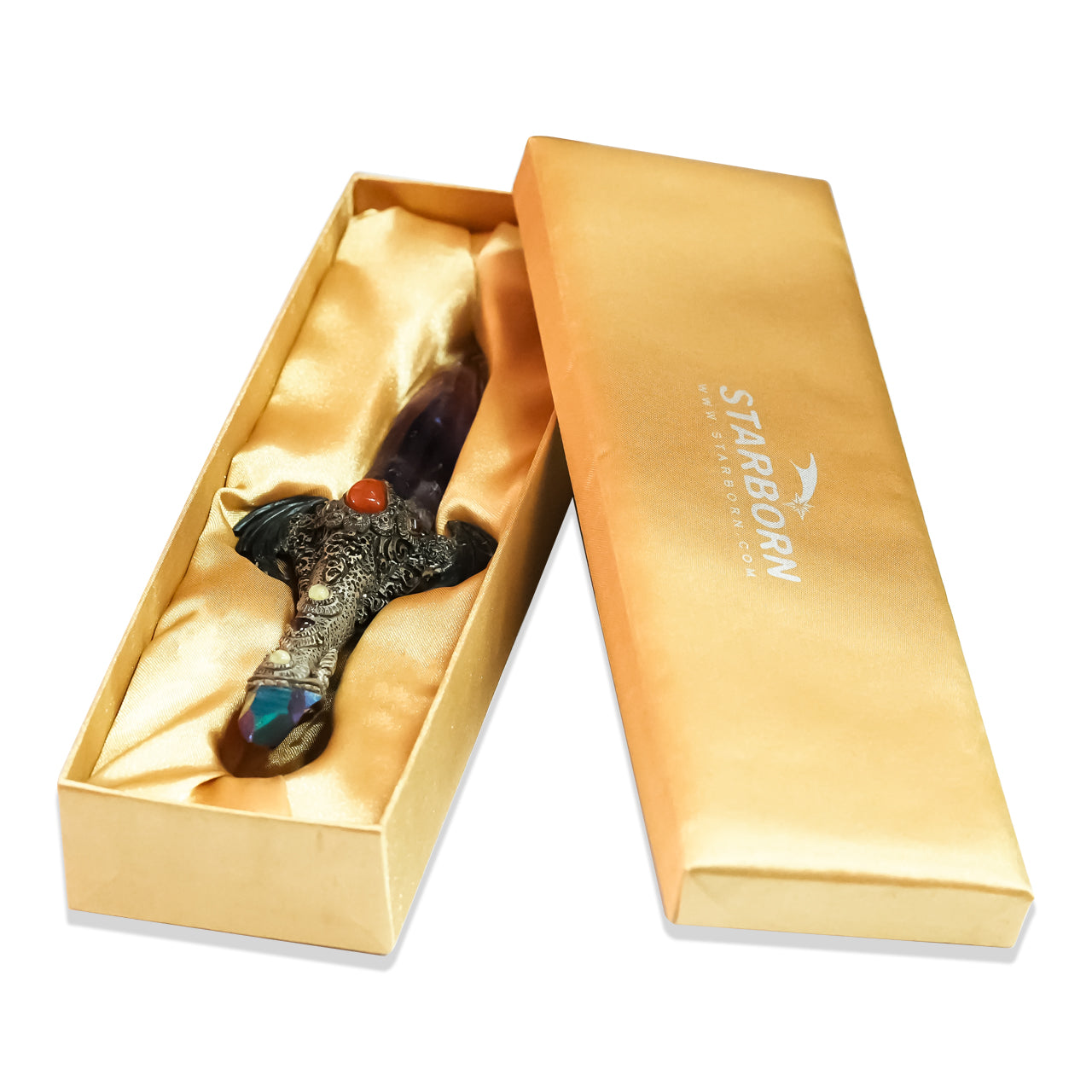 Fossil Palm Wood Wand