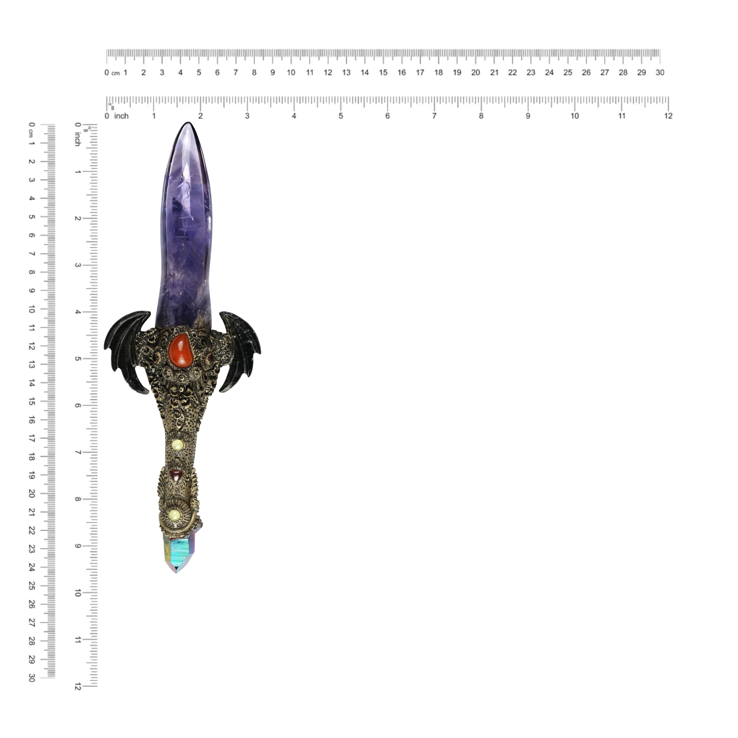 Fossil Palm Wood Wand