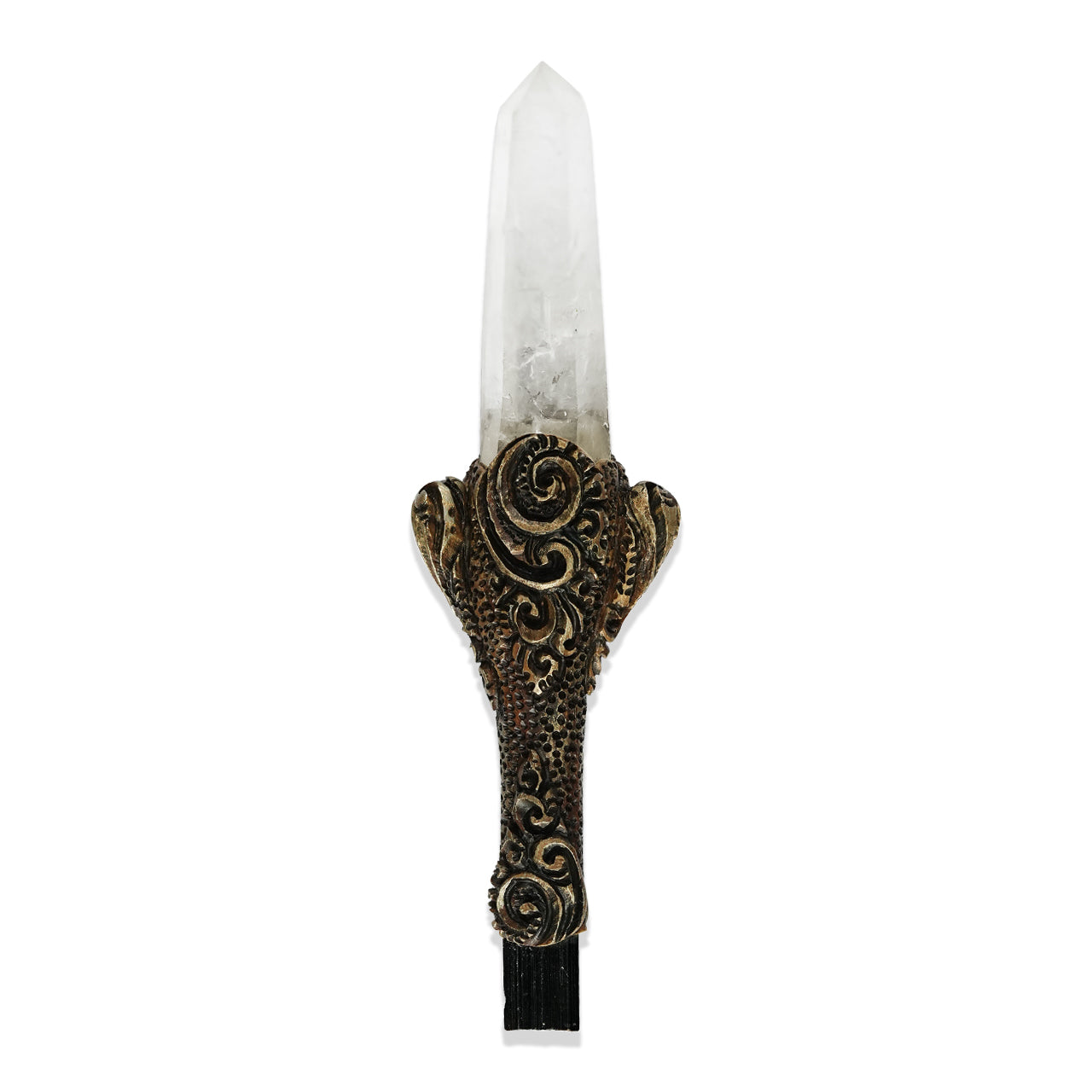 Laser Quartz Crystal Decorative Wand
