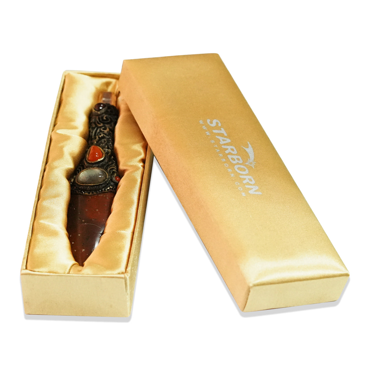 Red Jasper & Labradorite Wand