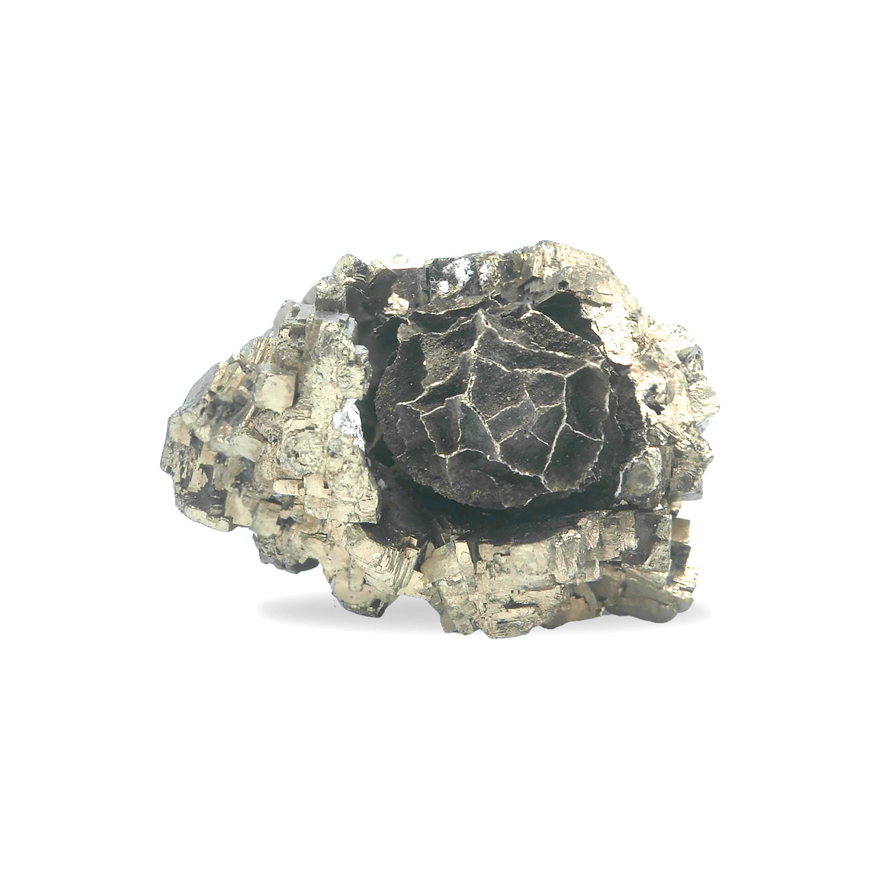 Rough Pyrite Crystal 205.4ct Collector's Piece