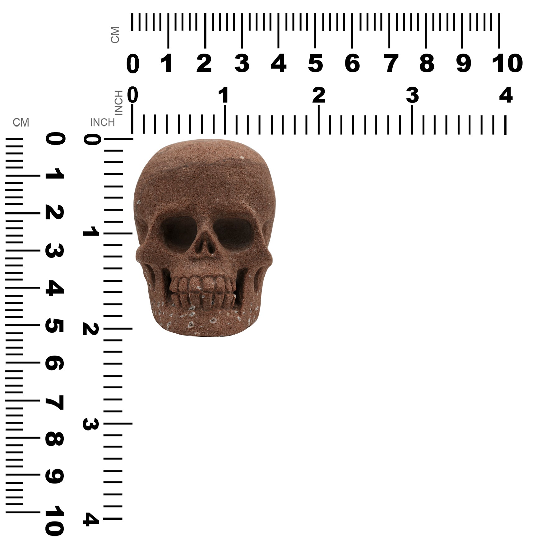 Sedona Vortex Red Rock Skull Carving 914.5cts