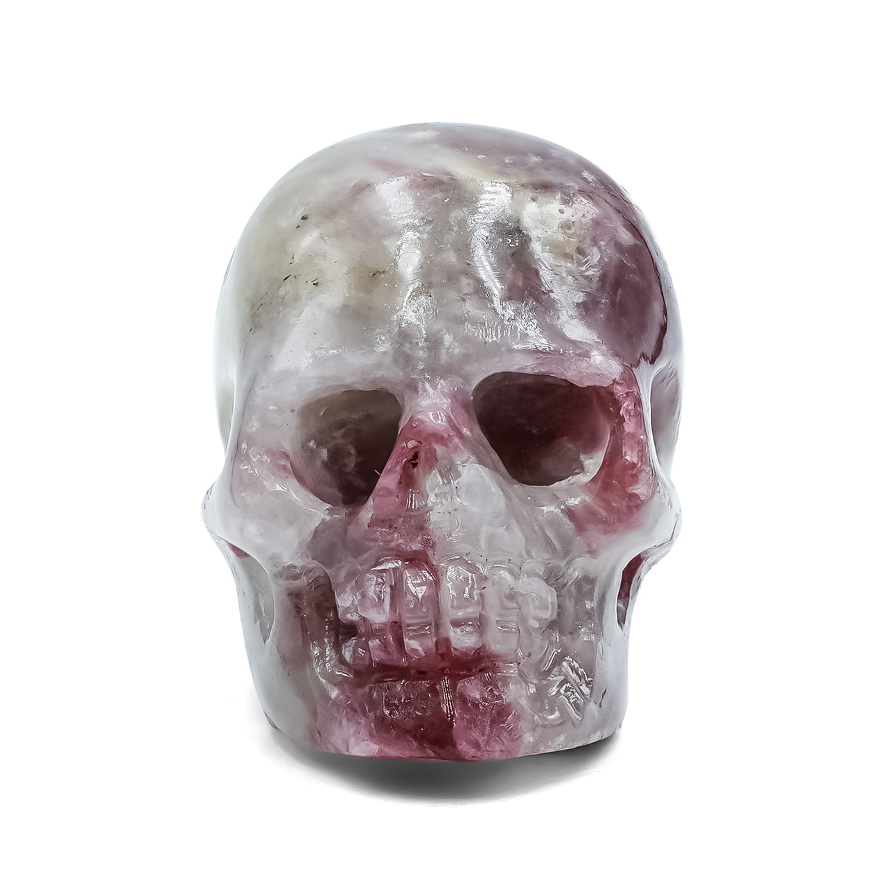Rubellite Tourmaline from Paraiba Skull Carving