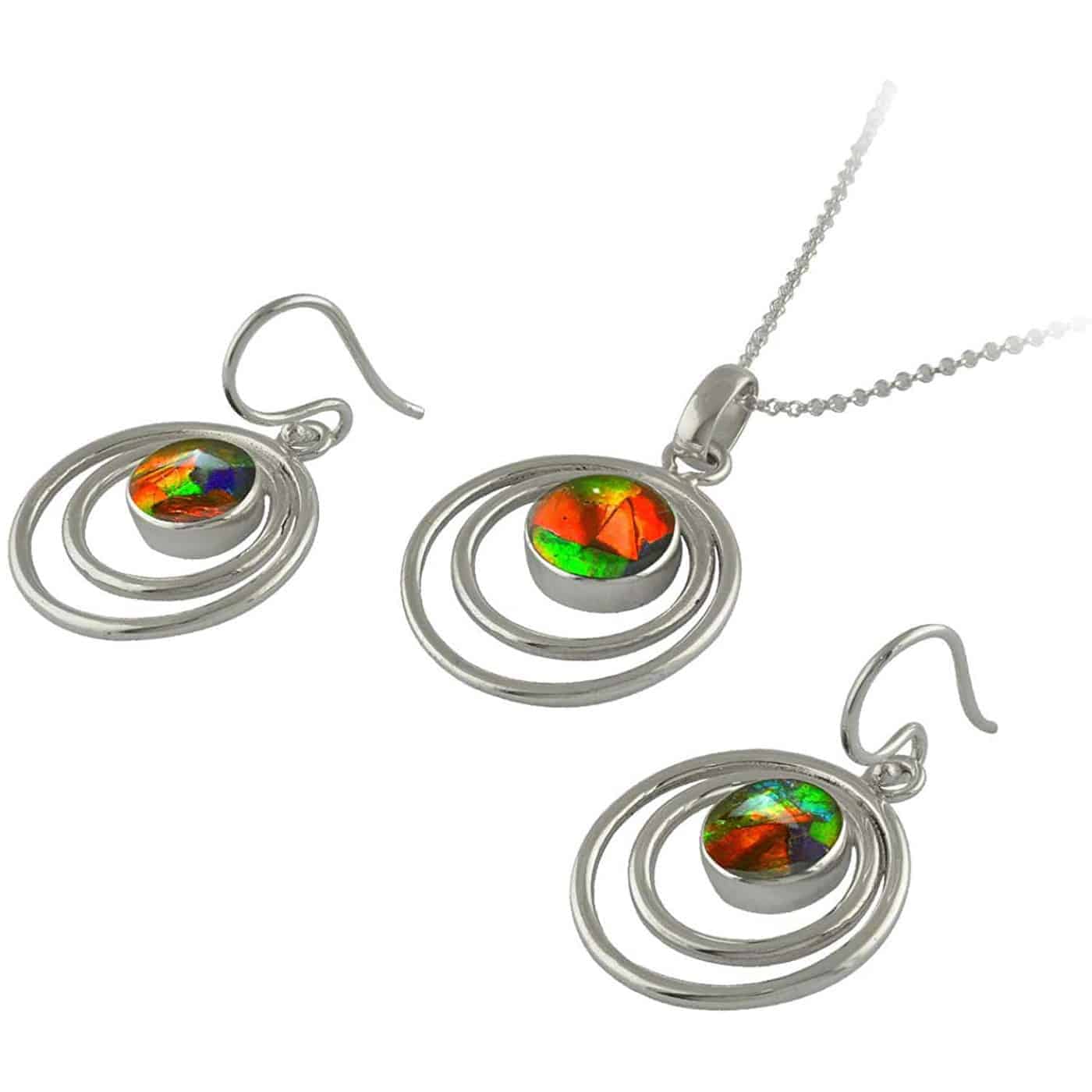Starborn-Ammolite-Sterling-Silver-Pendant-and-Earring-Set-Graduated-Orbit-Design-B081K8J1B1-6