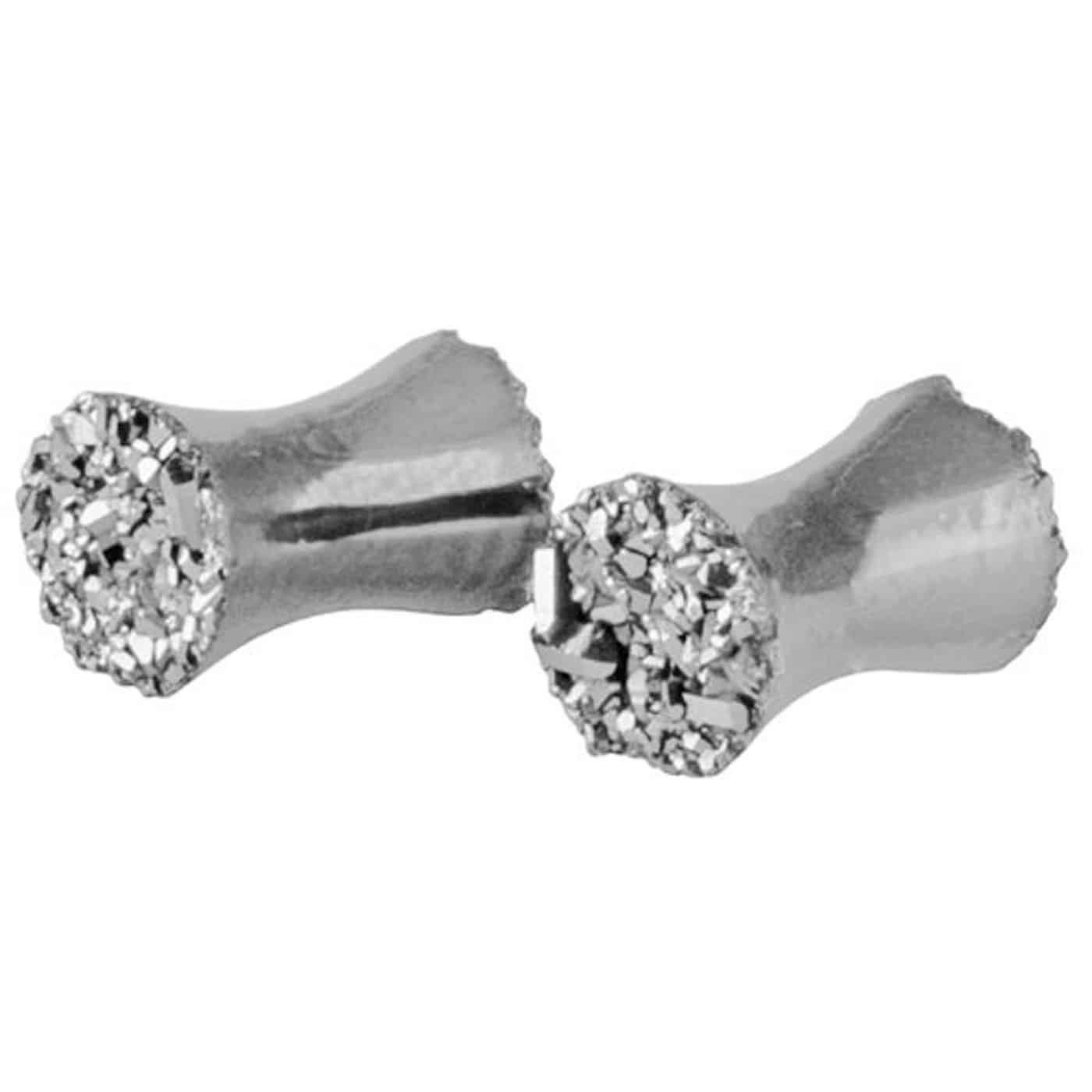 Starborn-Creations-Silver-Titanium-Double-Sided-Drusy-Stone-Ear-Plugs-4g-Gauged-Earrings-B00K5BTHGC