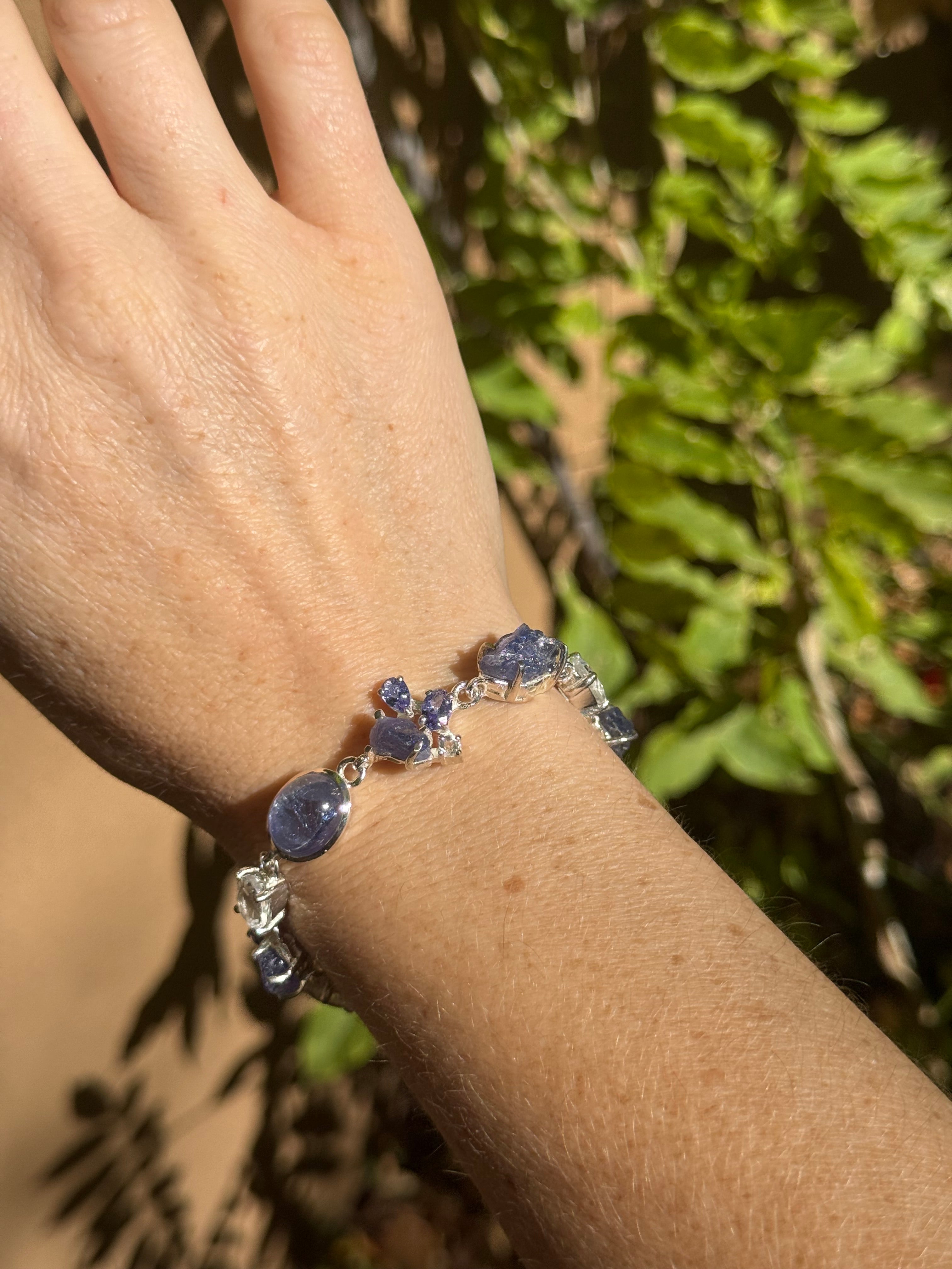 Starborn Tanzanite Bracelet in Sterling Silver