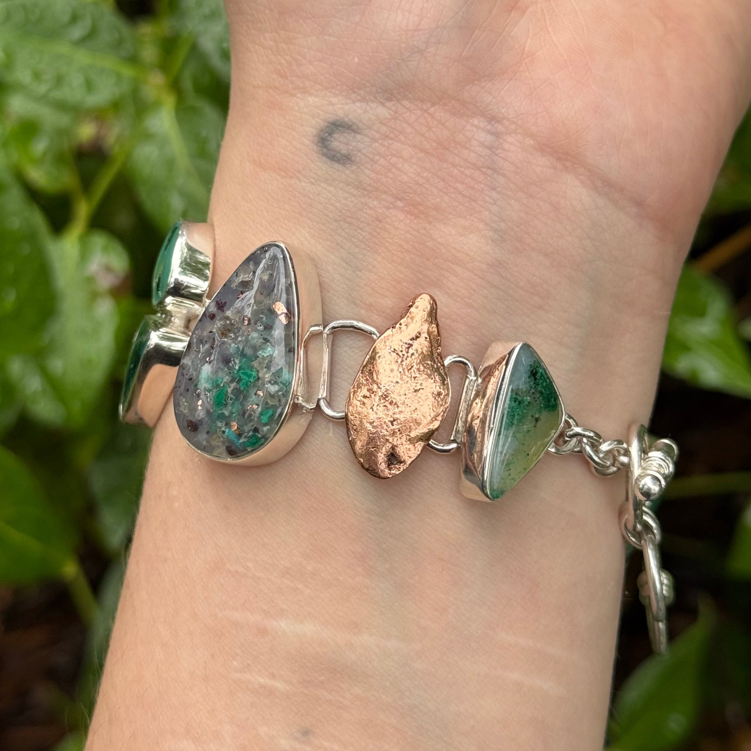 Starborn Gem Silica Bracelet in Sterling Silver