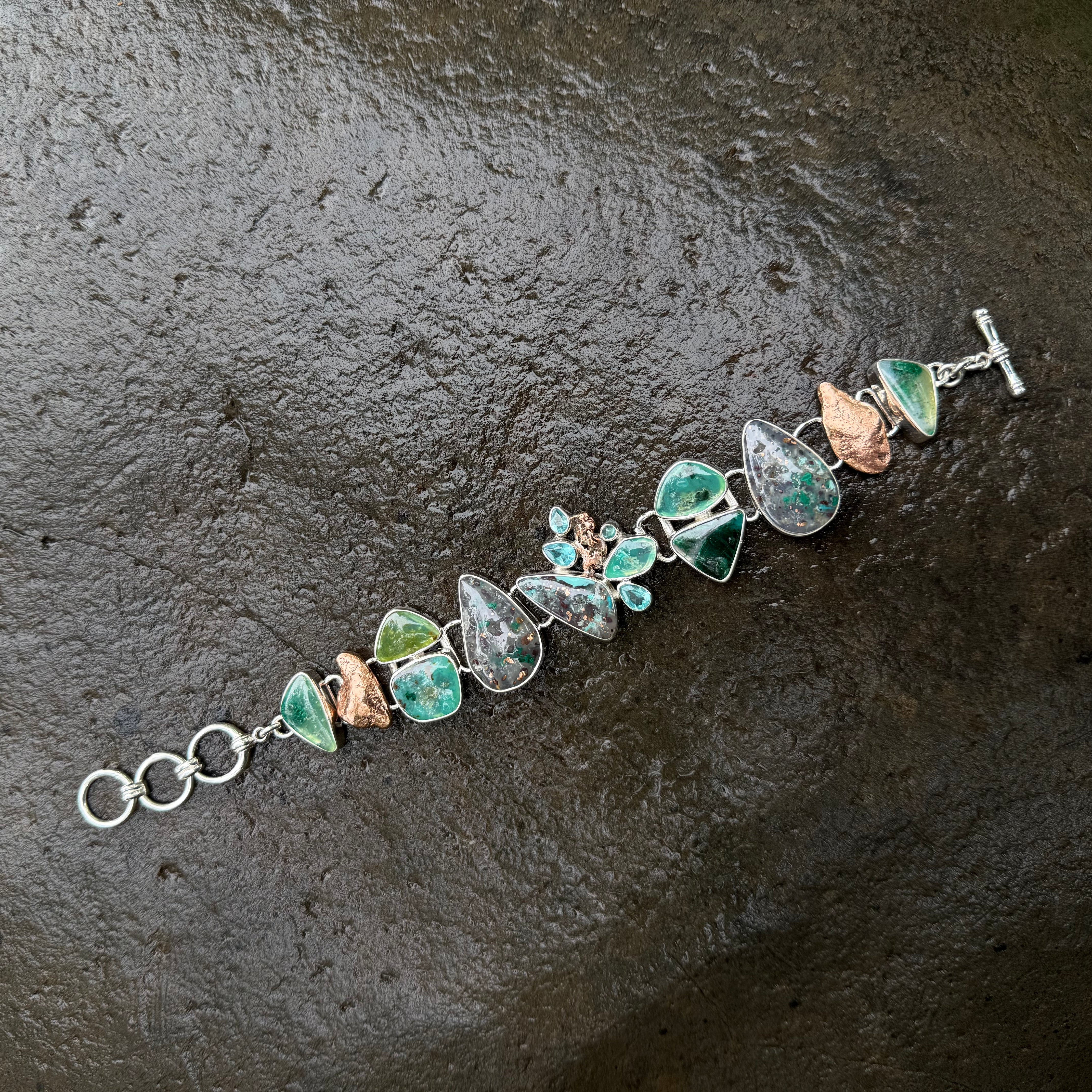 Starborn Gem Silica Bracelet in Sterling Silver