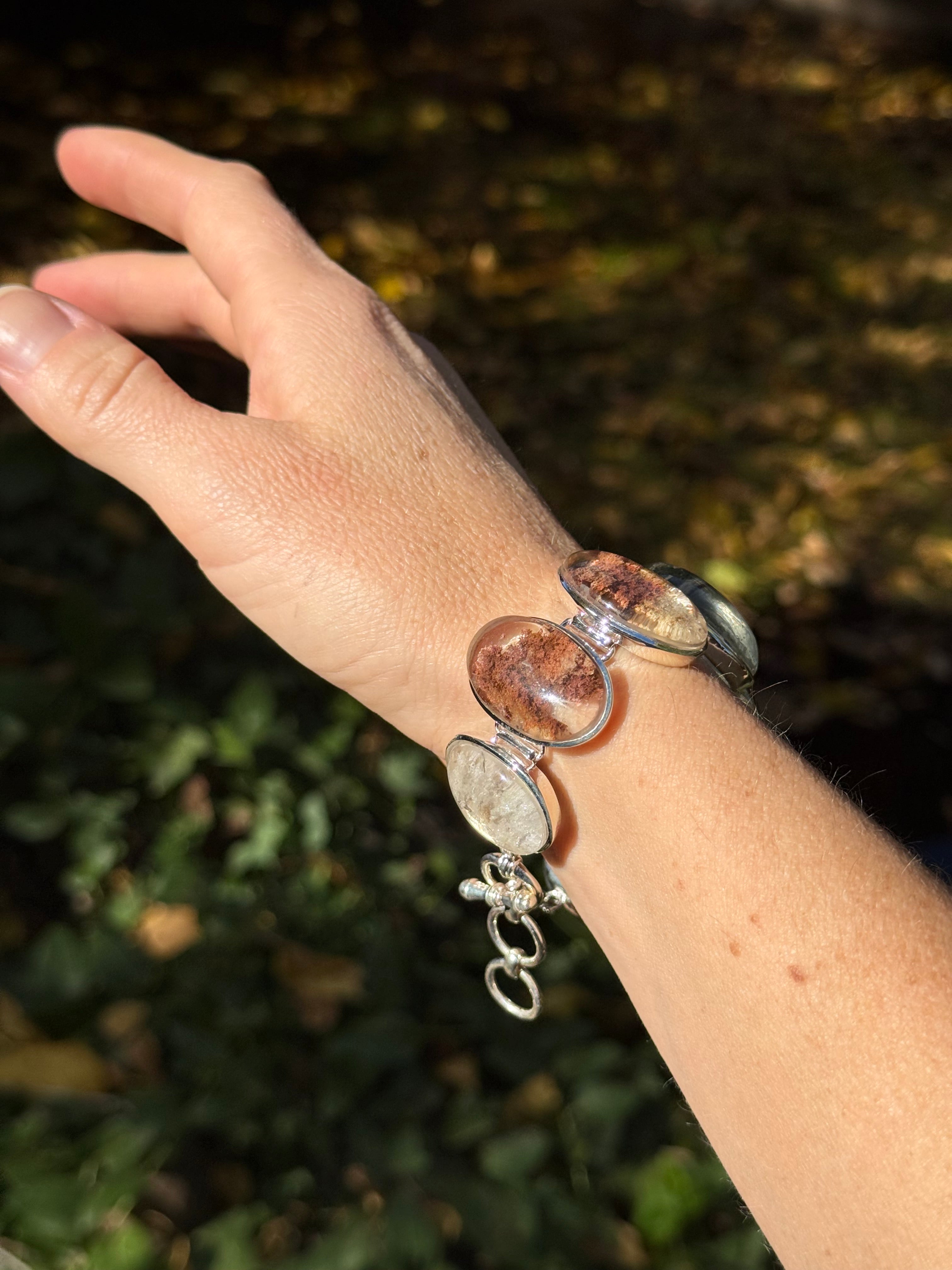 Starborn Lodolite Bracelet in Sterling Silver