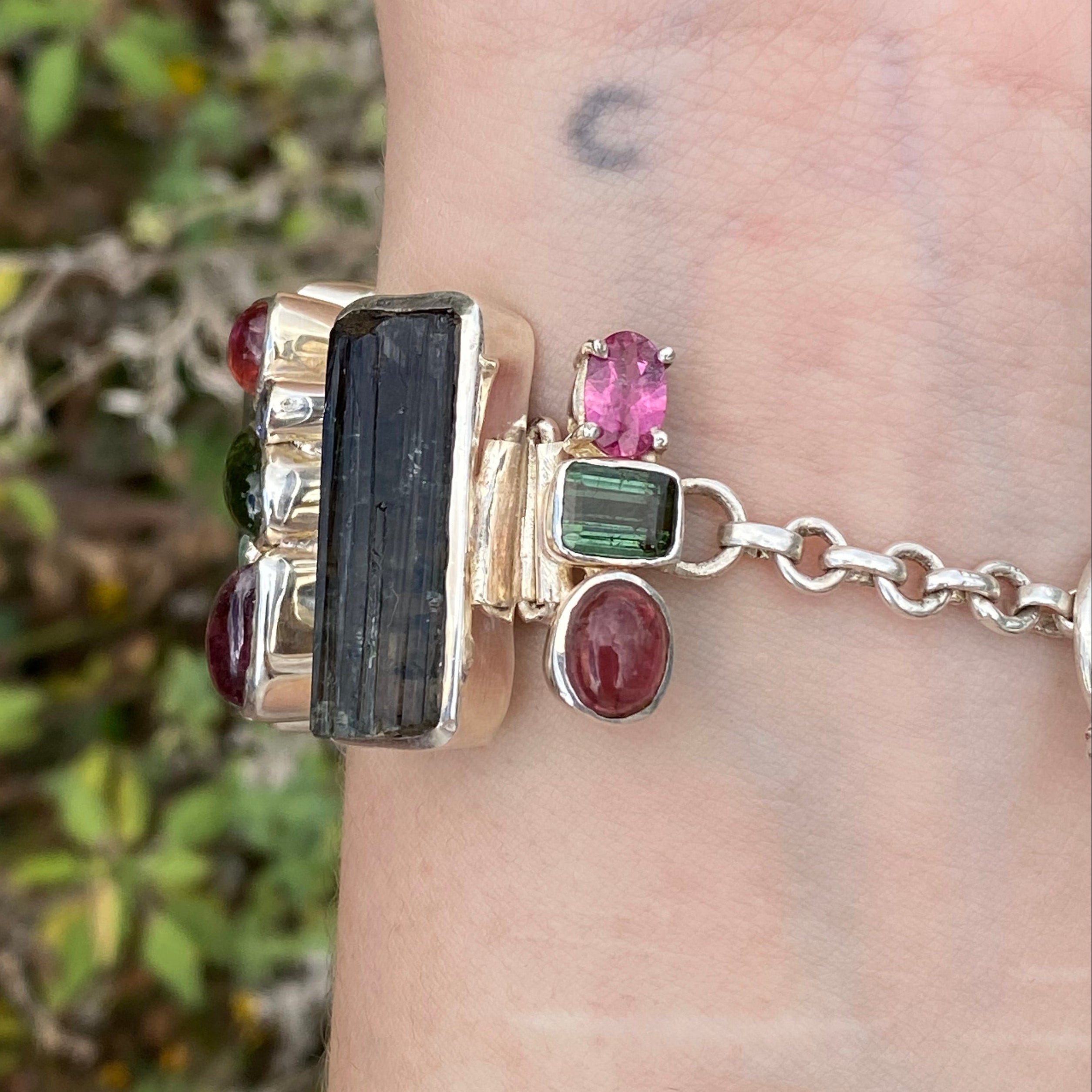 Starborn Tourmaline Bracelet in Sterling Silver