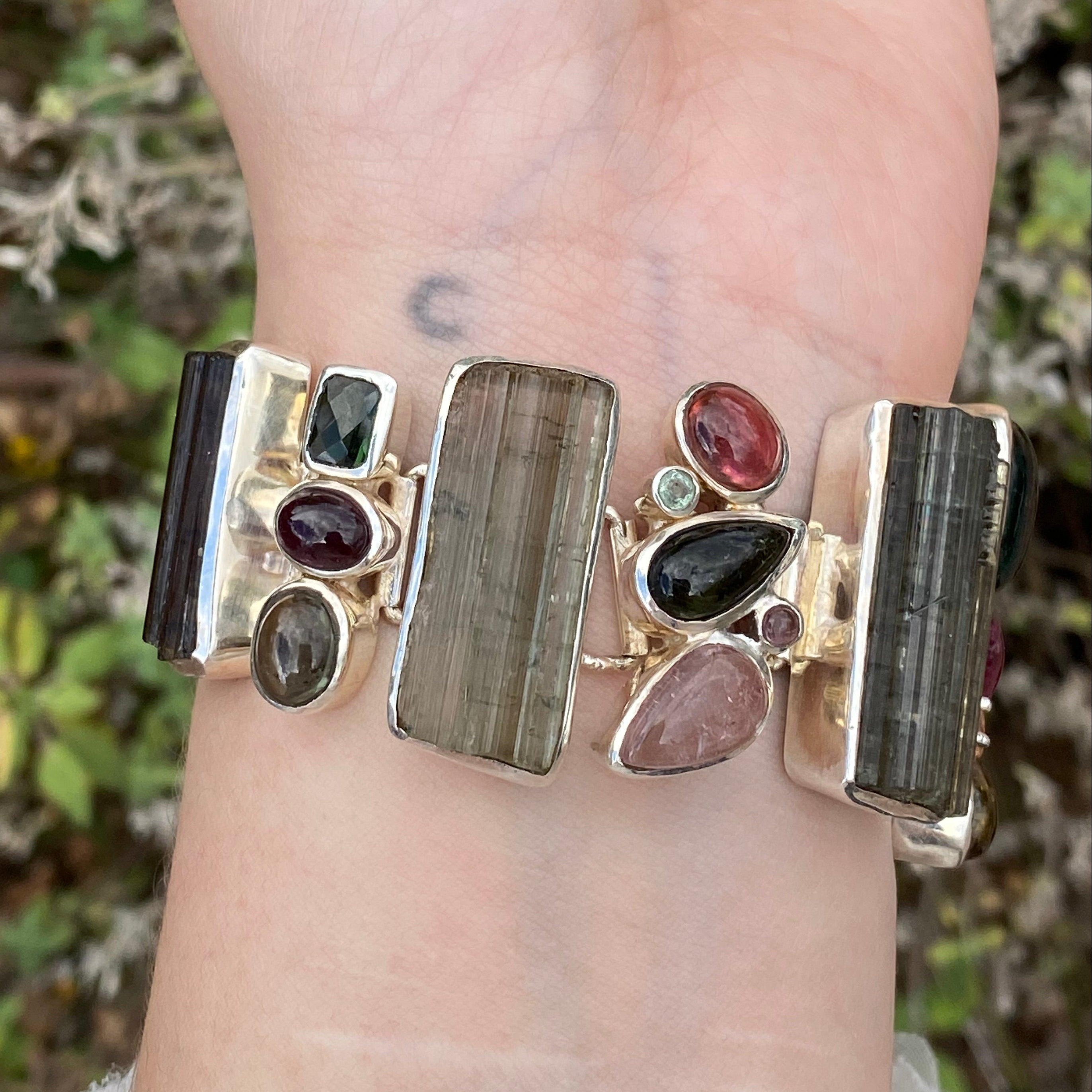 Starborn Tourmaline Bracelet in Sterling Silver