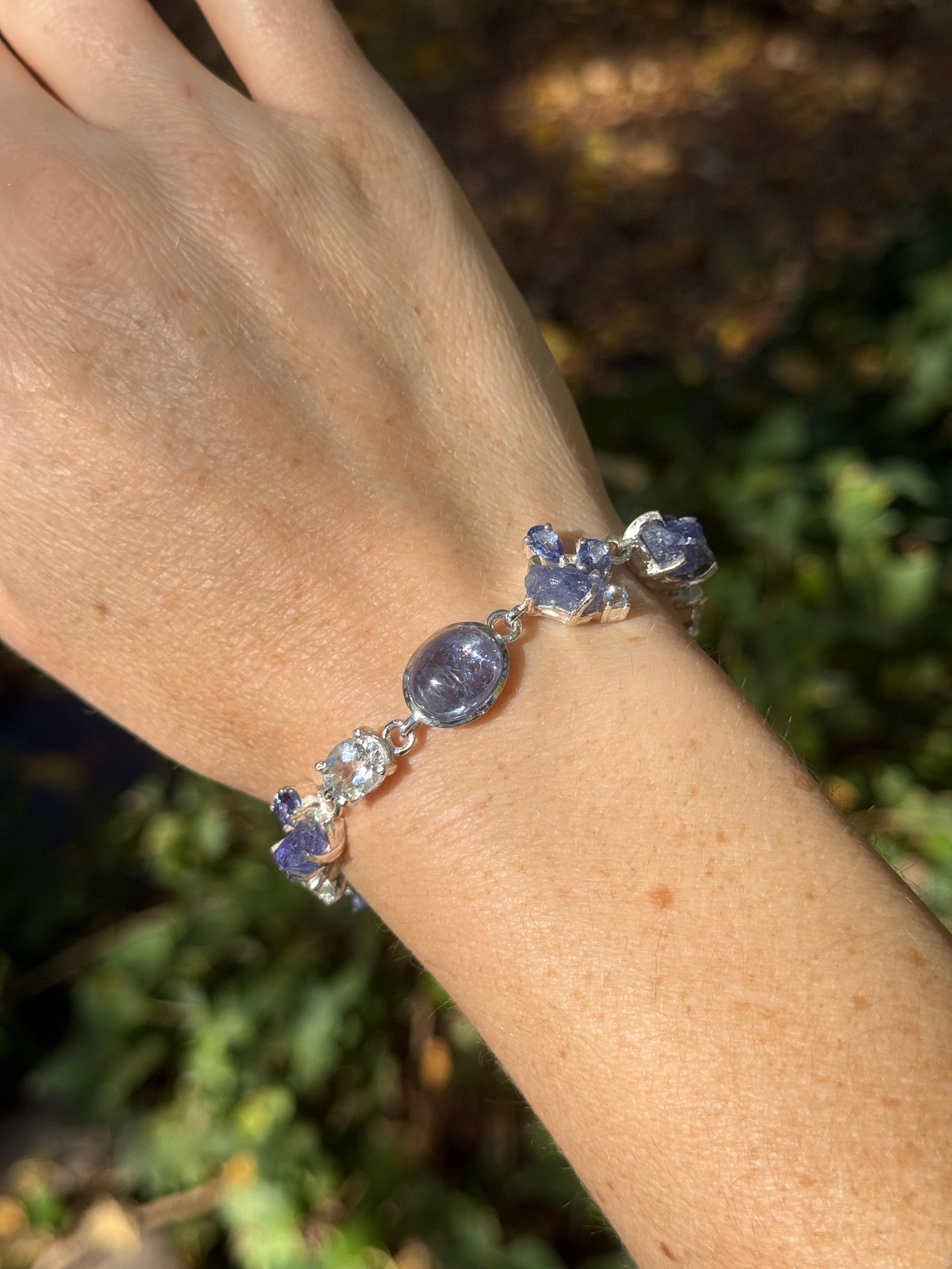 Starborn Tanzanite Bracelet in Sterling Silver