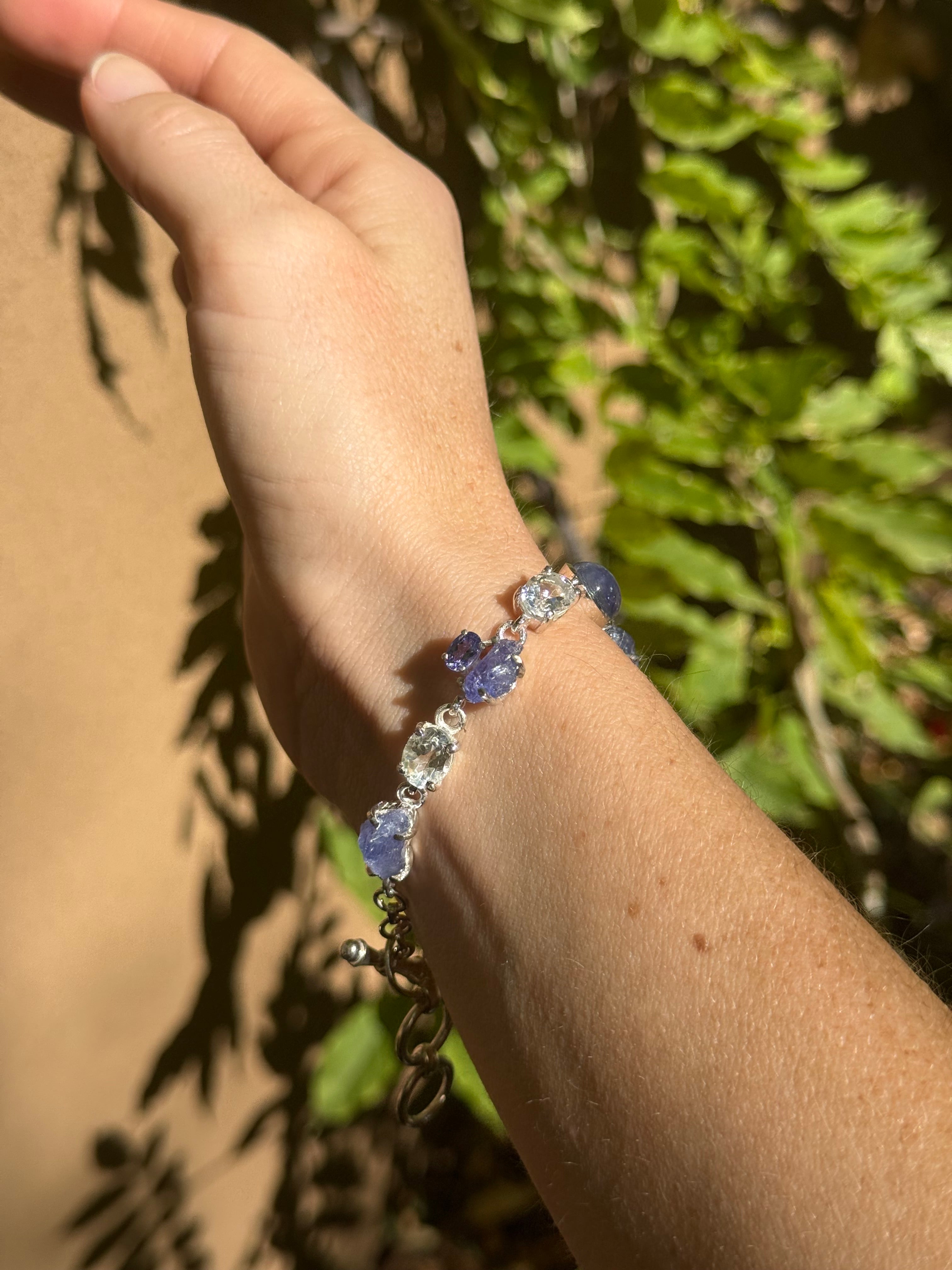 Starborn Tanzanite Bracelet in Sterling Silver