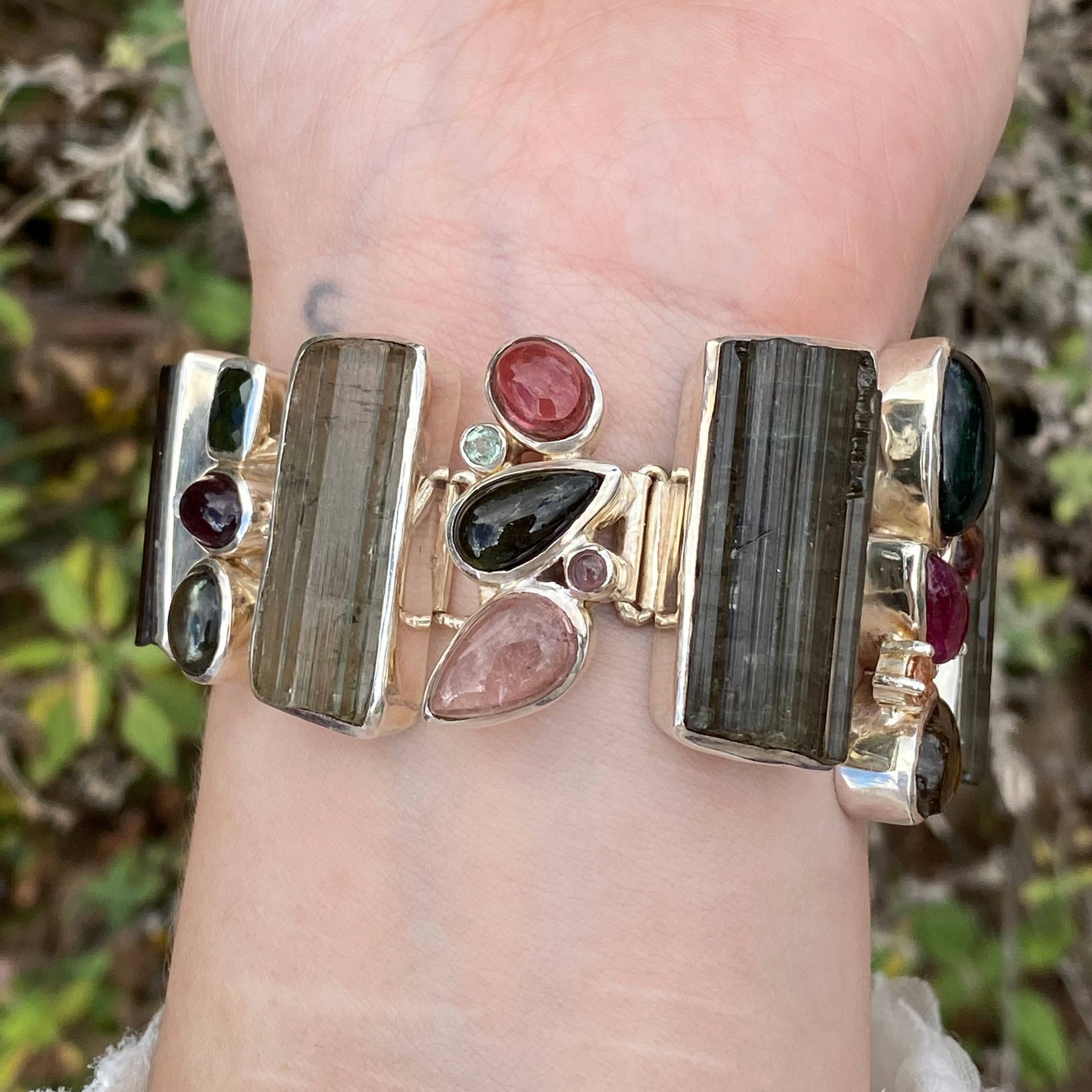 Starborn Tourmaline Bracelet in Sterling Silver