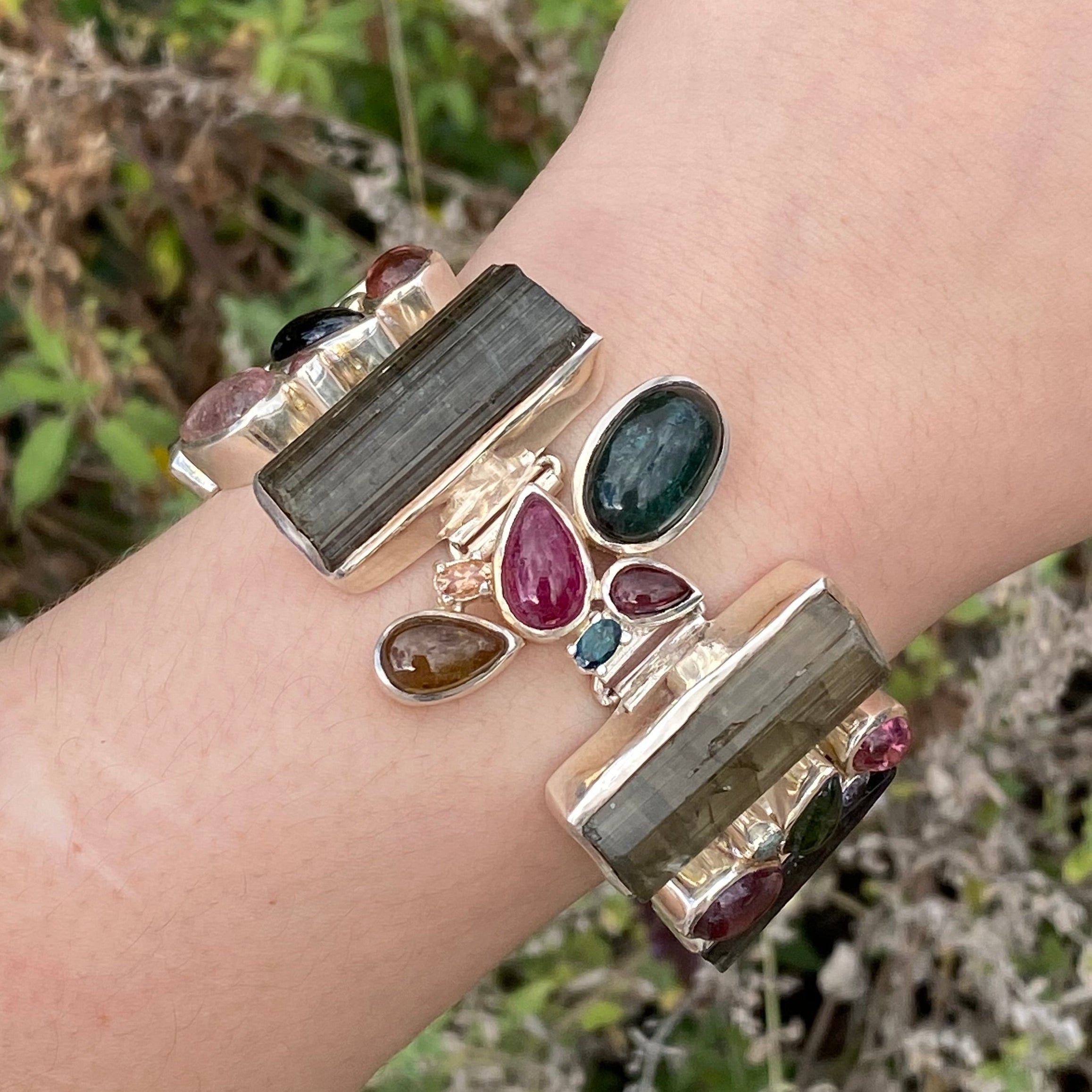 Starborn Tourmaline Bracelet in Sterling Silver