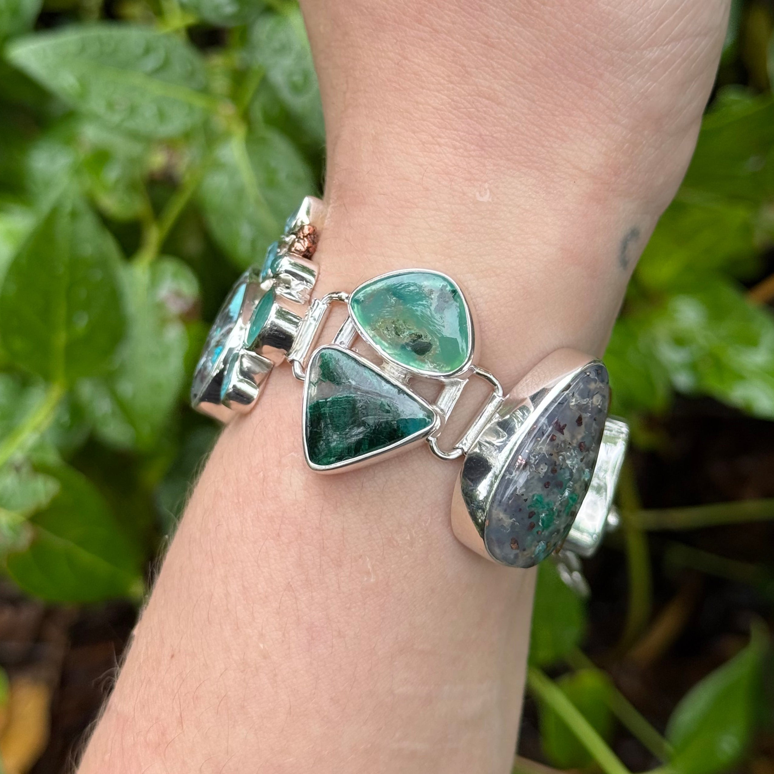 Starborn Gem Silica Bracelet in Sterling Silver