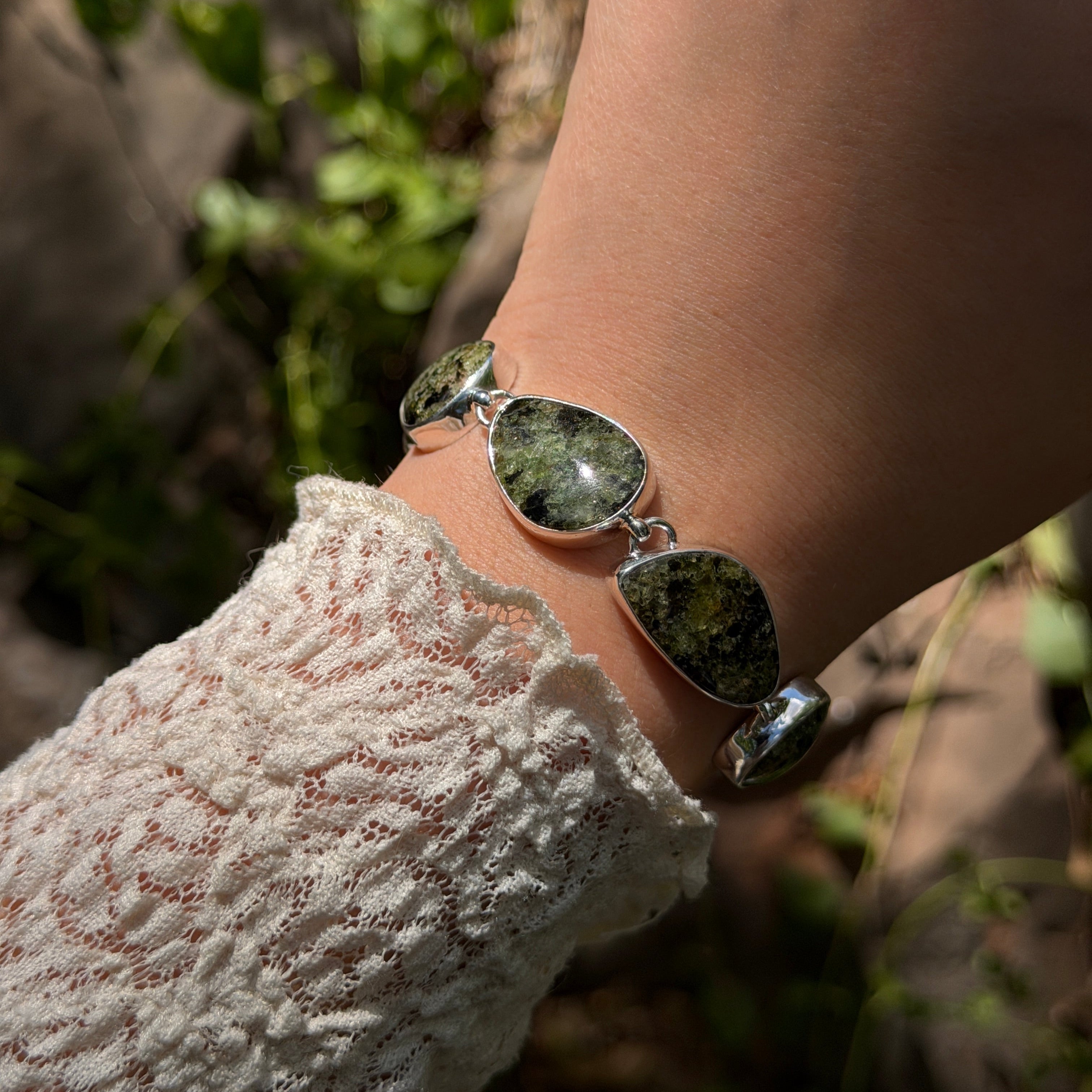 Starborn Arizona Peridot Bracelet in Sterling Silver