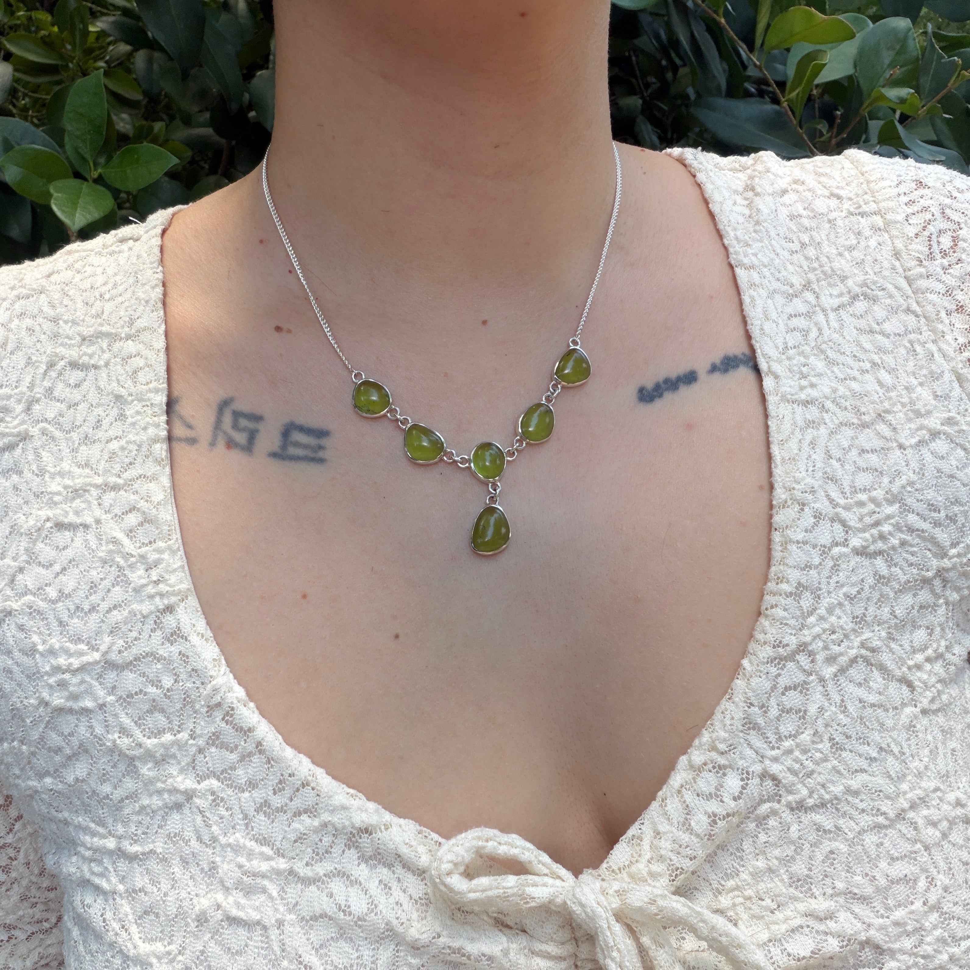 Starborn Arizona Peridot Necklace in Sterling Silver