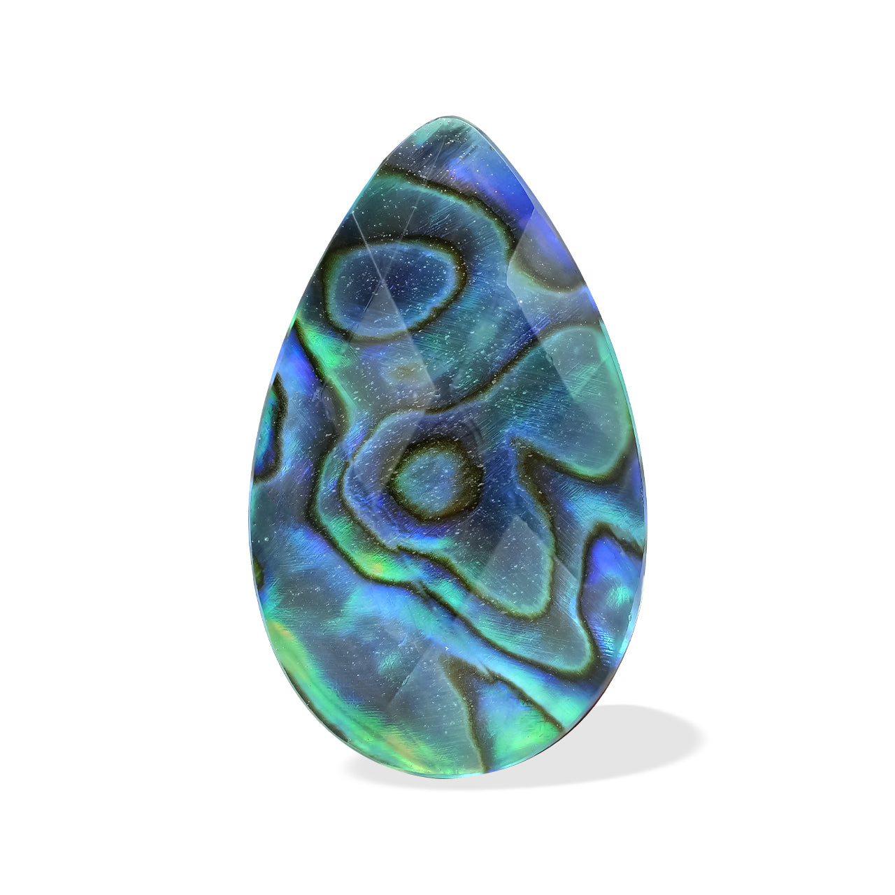 Abalone Shell Doublet Pear 25 x 15mm