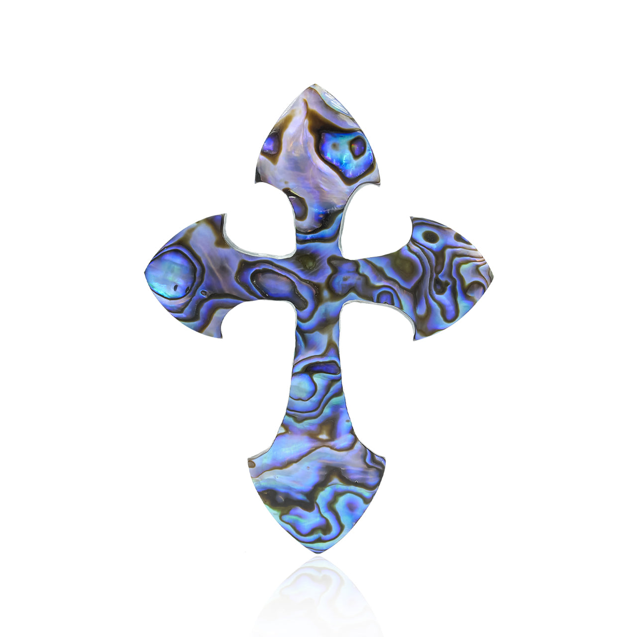 Starborn Abalone Shell Cross Cabochon - 1 Piece