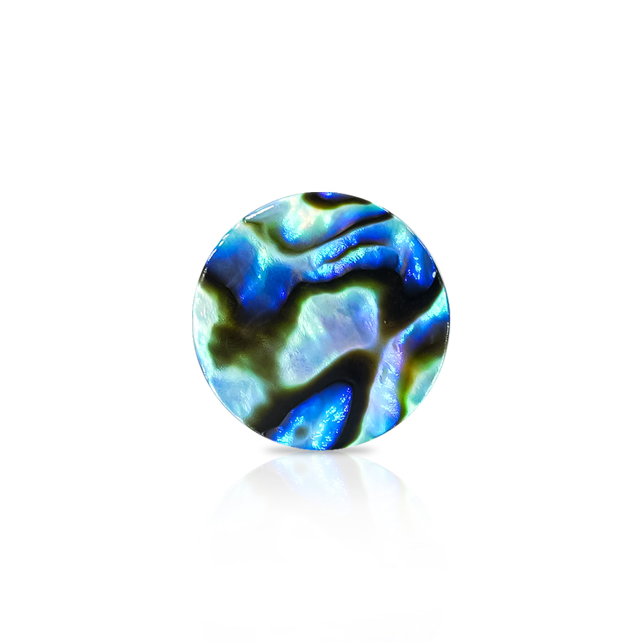 Abalone Shell round cabochon 15 mm